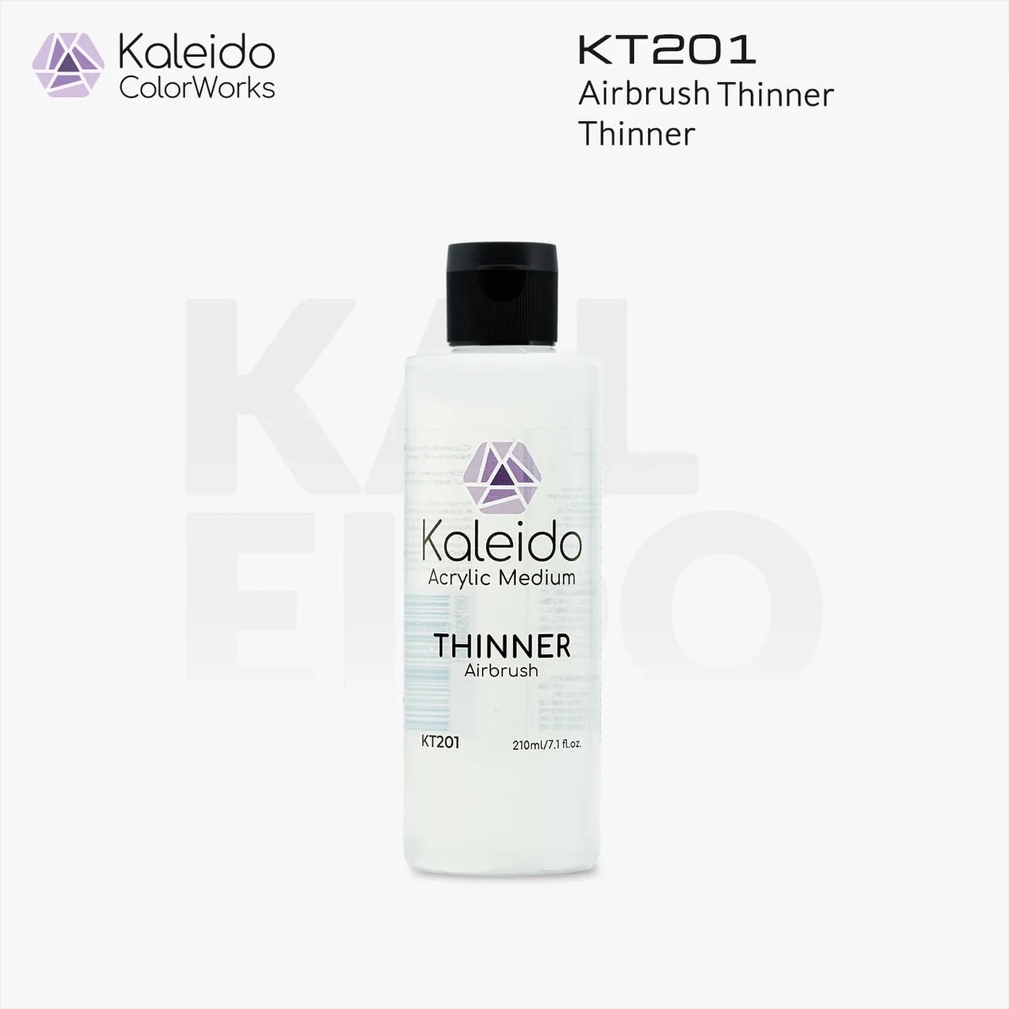 GAAHLERI Kaleido ColorWorks Water-Based Paint KT201 Airbrush Thinner 210ml