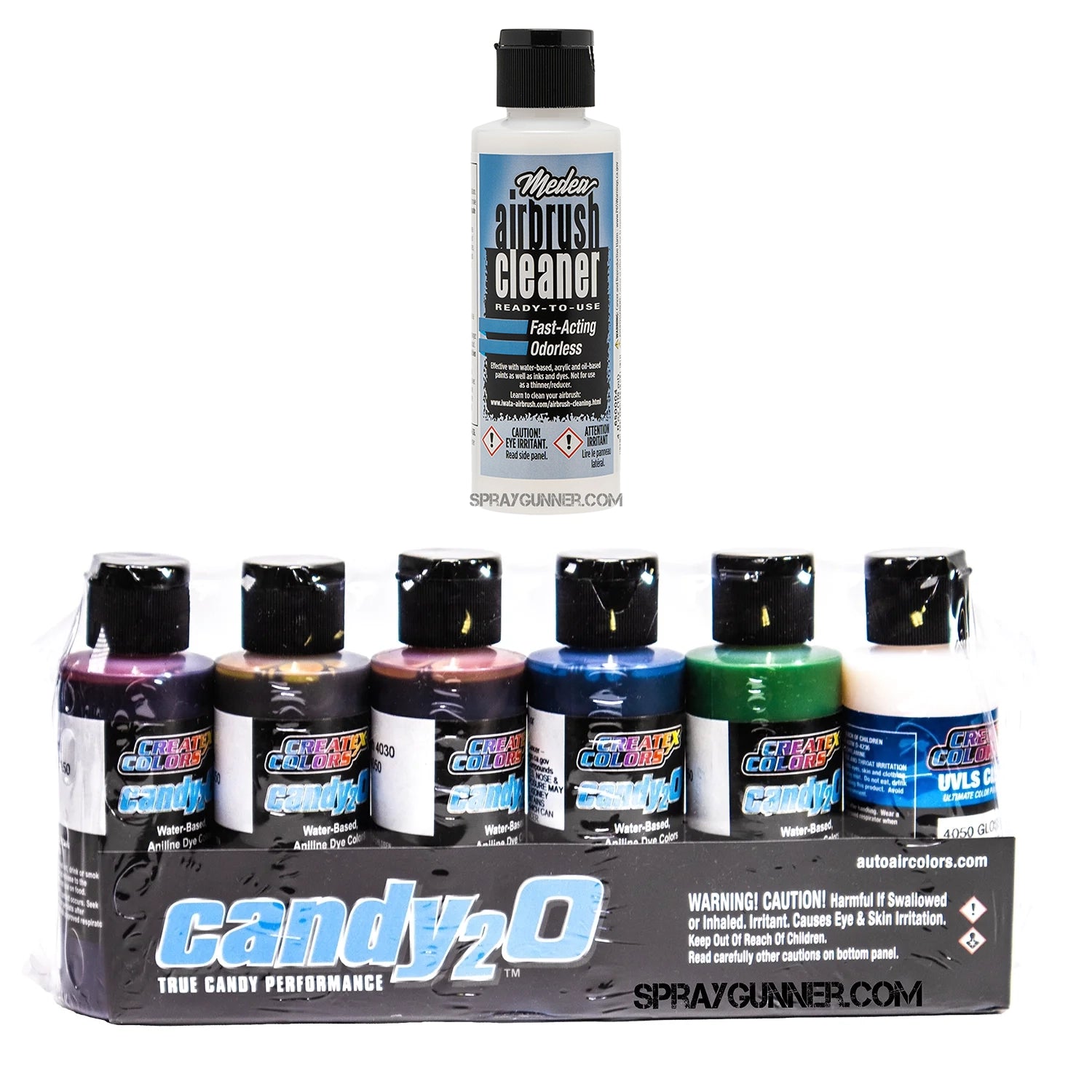 Createx Colors candy2o Primary Set - SprayGunner