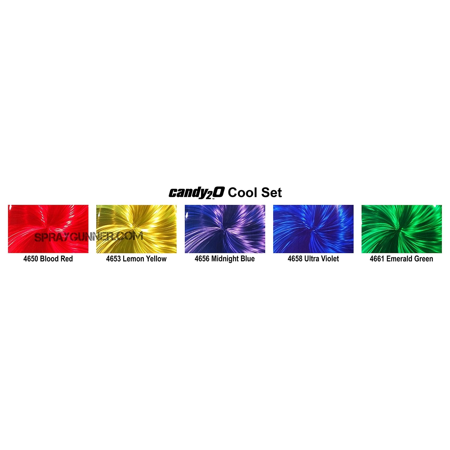 Createx candy2o Cool Set 4oz. (4967-C) kandy paint - SprayGunner
