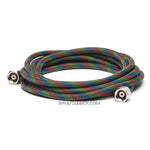 Iwata 10' Braided Nylon Air Hose with Two 1/4" Fittings Iwata