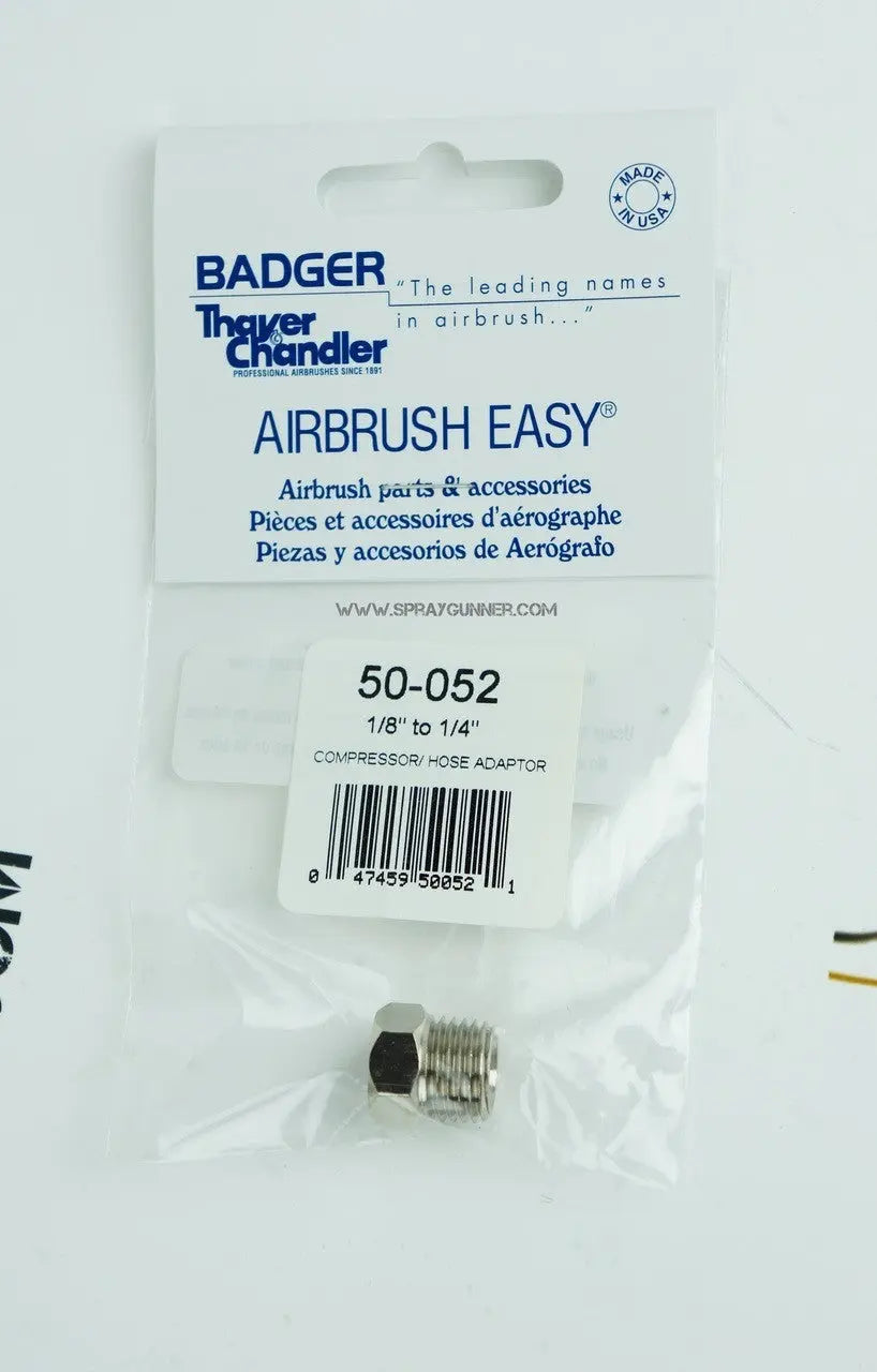 Adapter 1/8" female to 1/4" male Badger