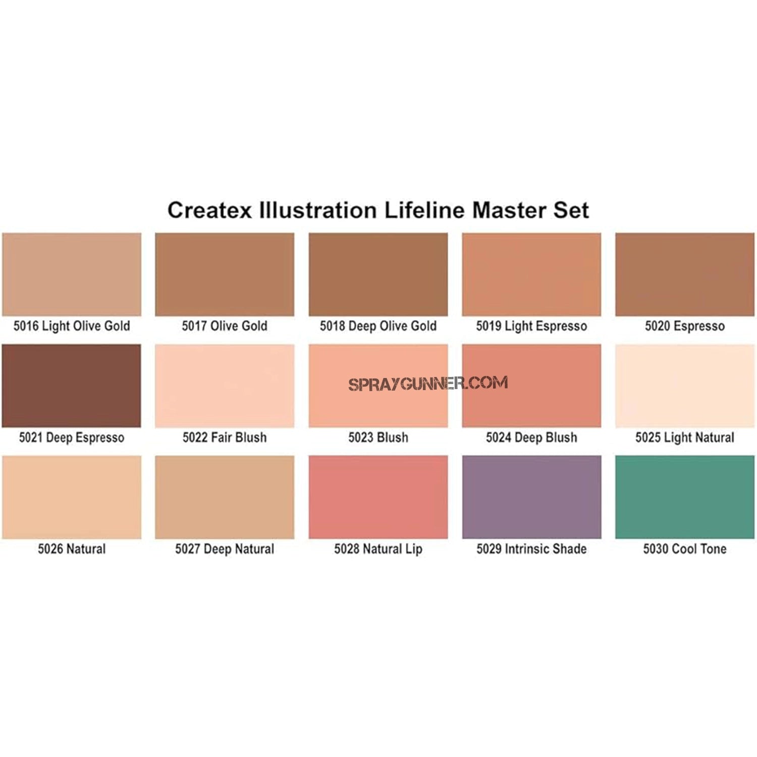 Createx Illustration Colors Lifeline Master Set 1oz - SprayGunner