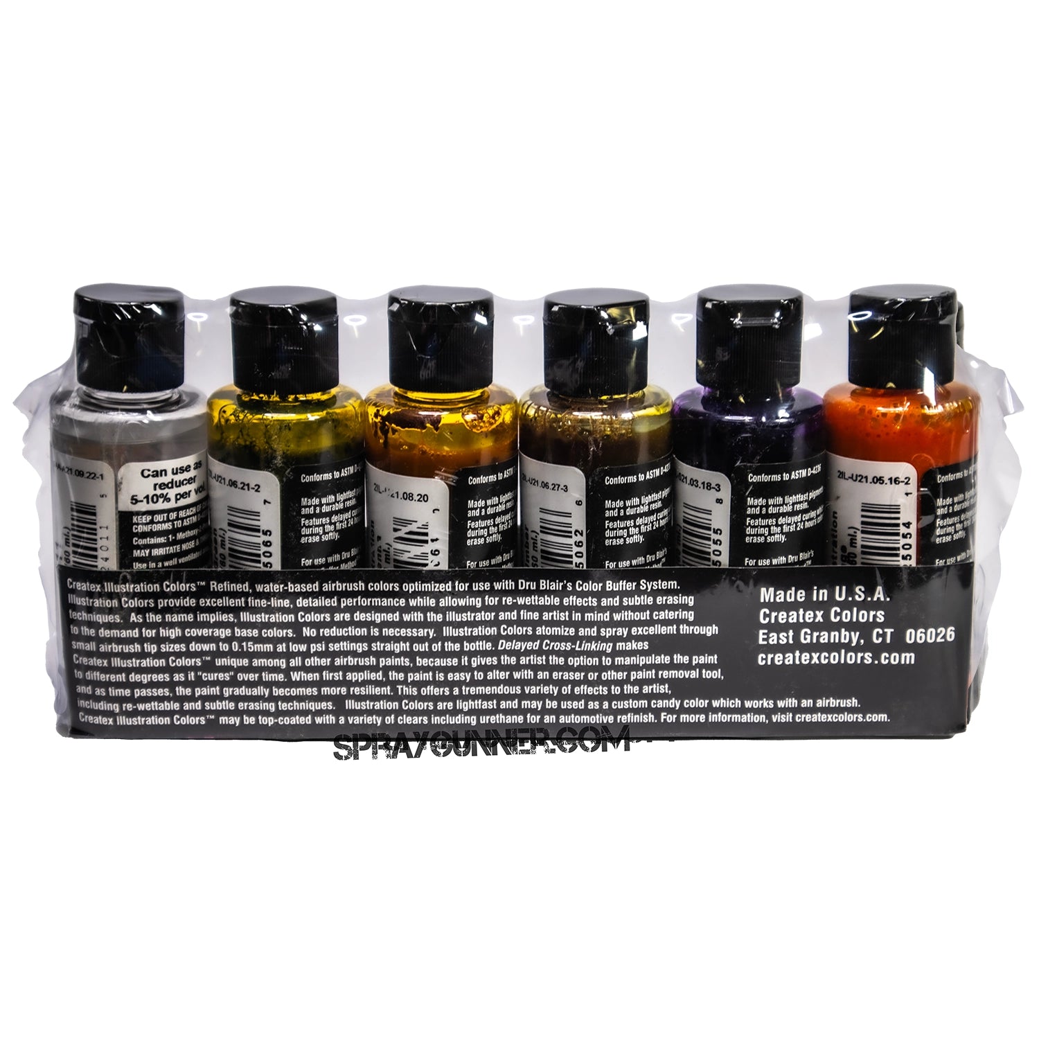 Createx Illustration Colors Secondary Set 2oz. - SprayGunner