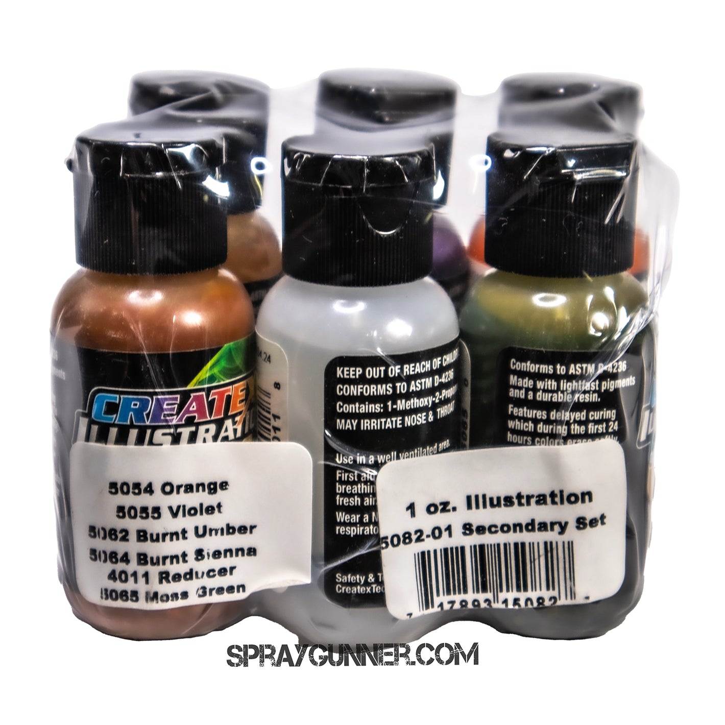 Createx Illustration Colors Secondary Set 1oz. - SprayGunner