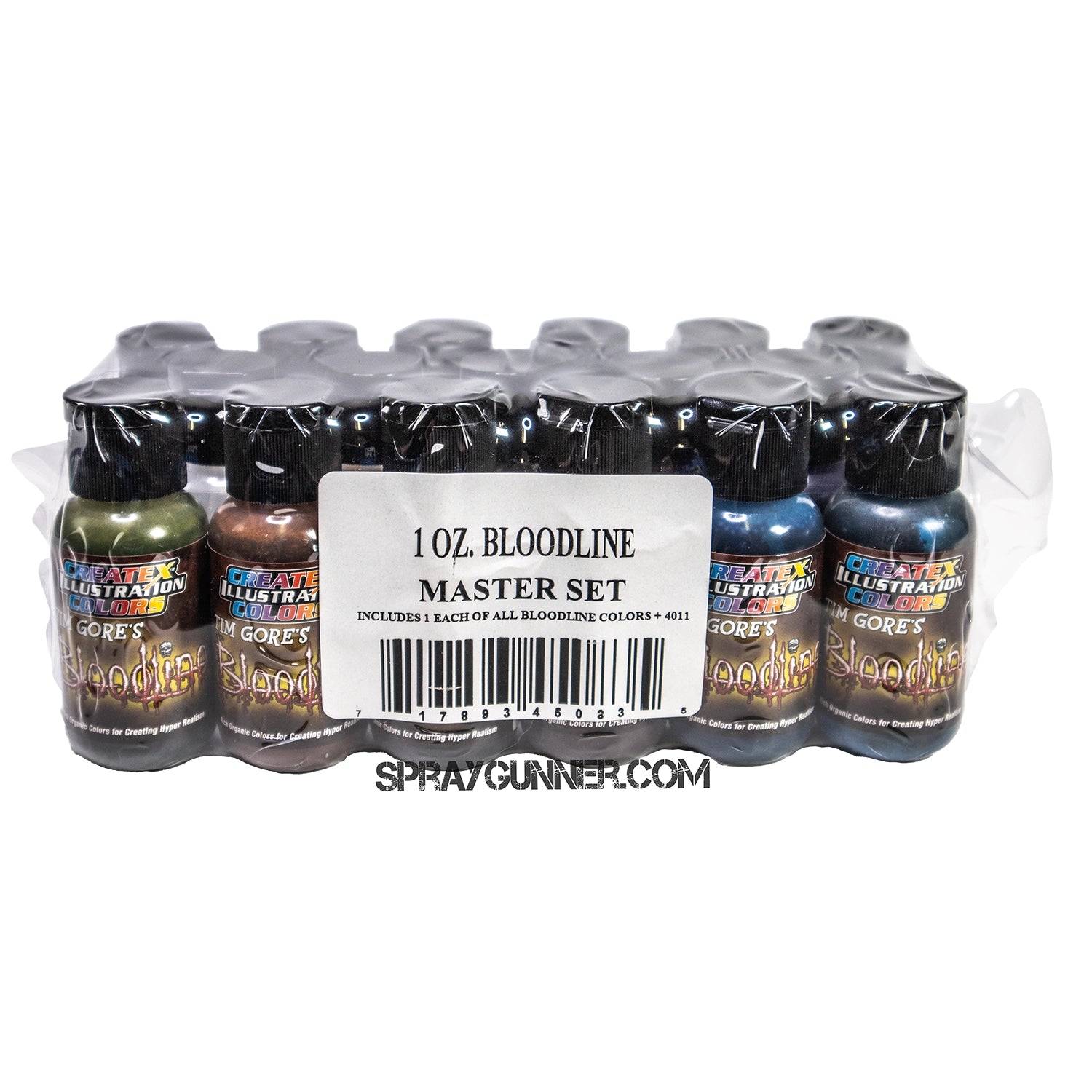 Createx Illustration Bloodline Master Set 1oz - SprayGunner