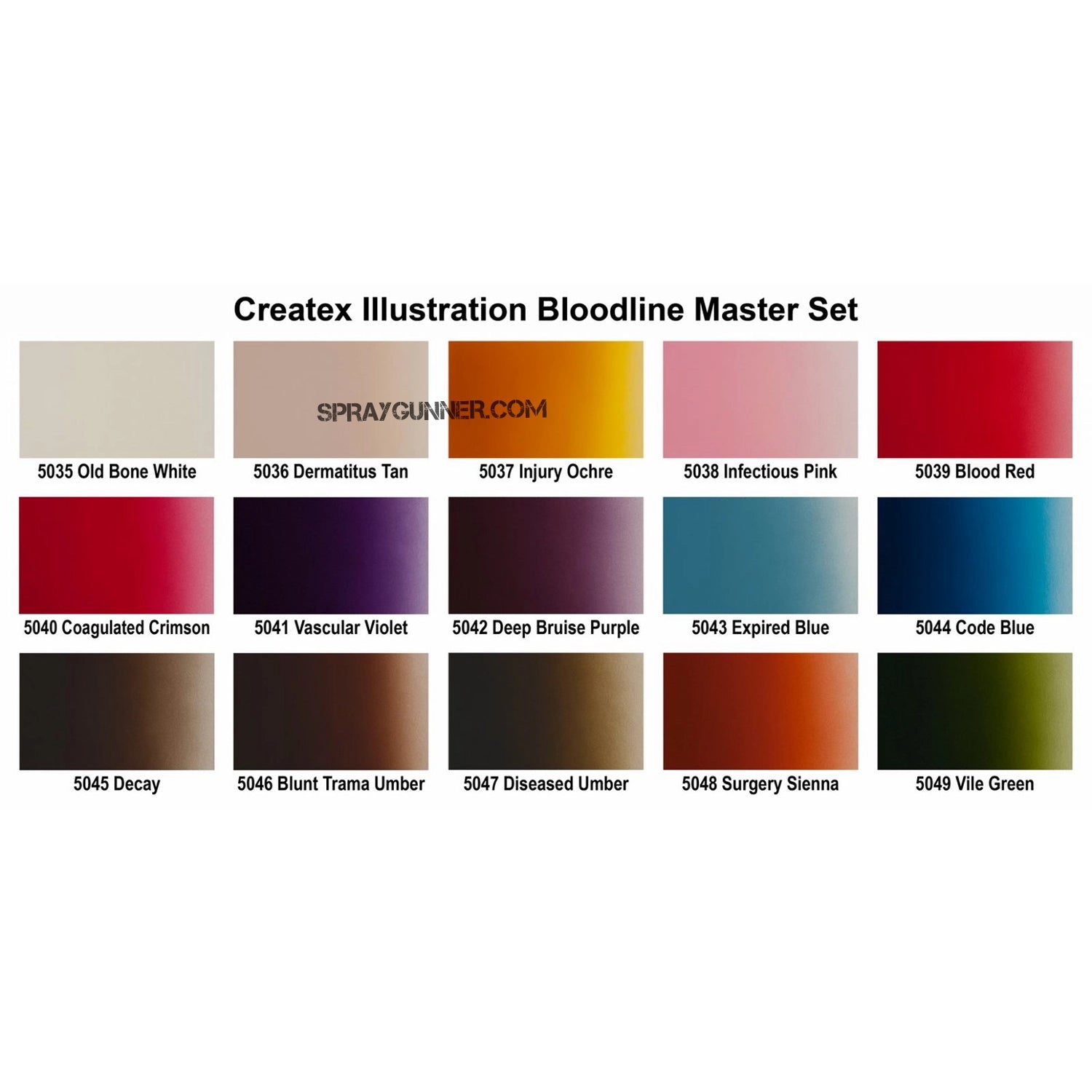Createx Illustration Bloodline Master Set 1oz - SprayGunner