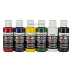 Primary Createx Airbrush Colors Set - SprayGunner