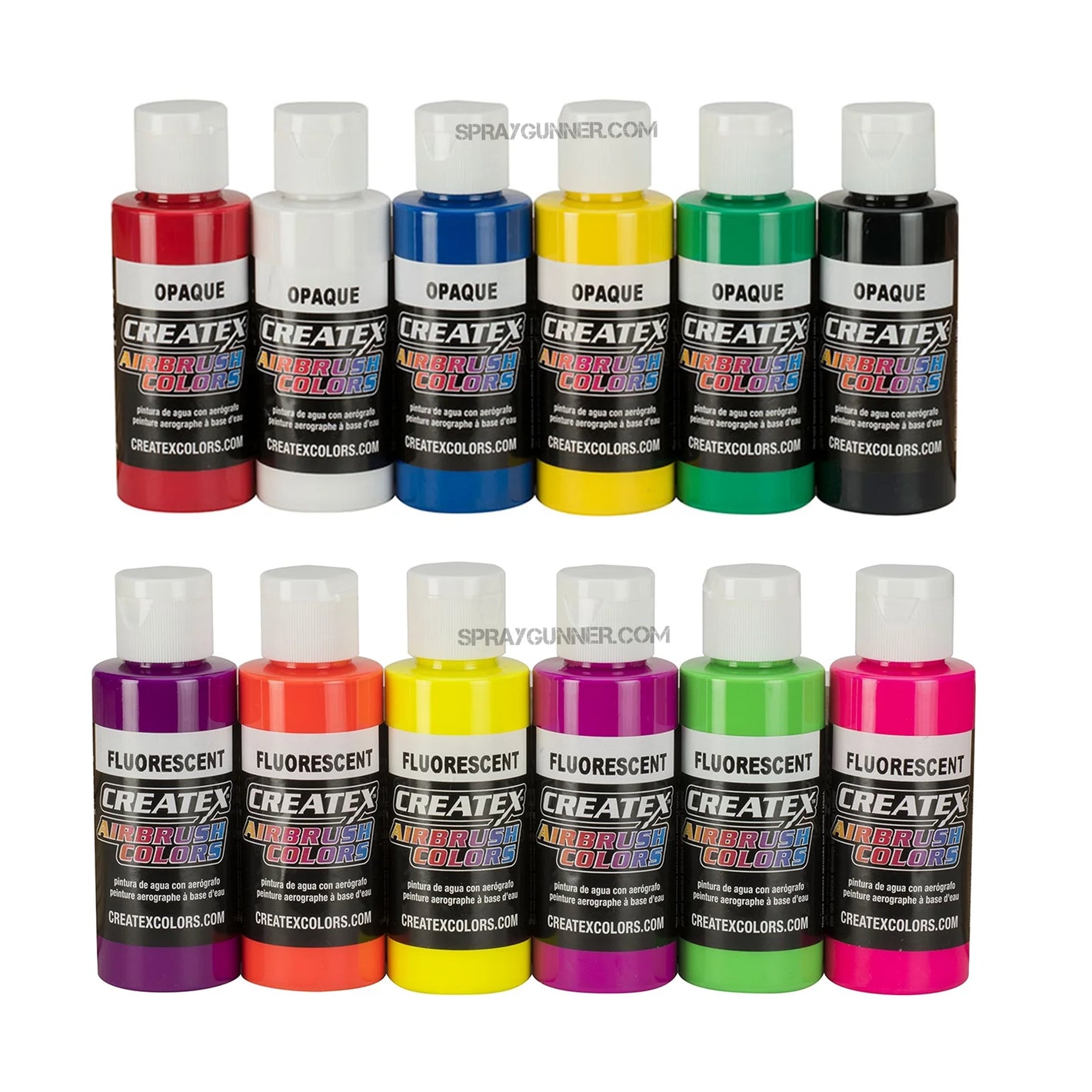 Createx Airbrush Colors Special Airbrush Paint Set Bold Colors Bundle