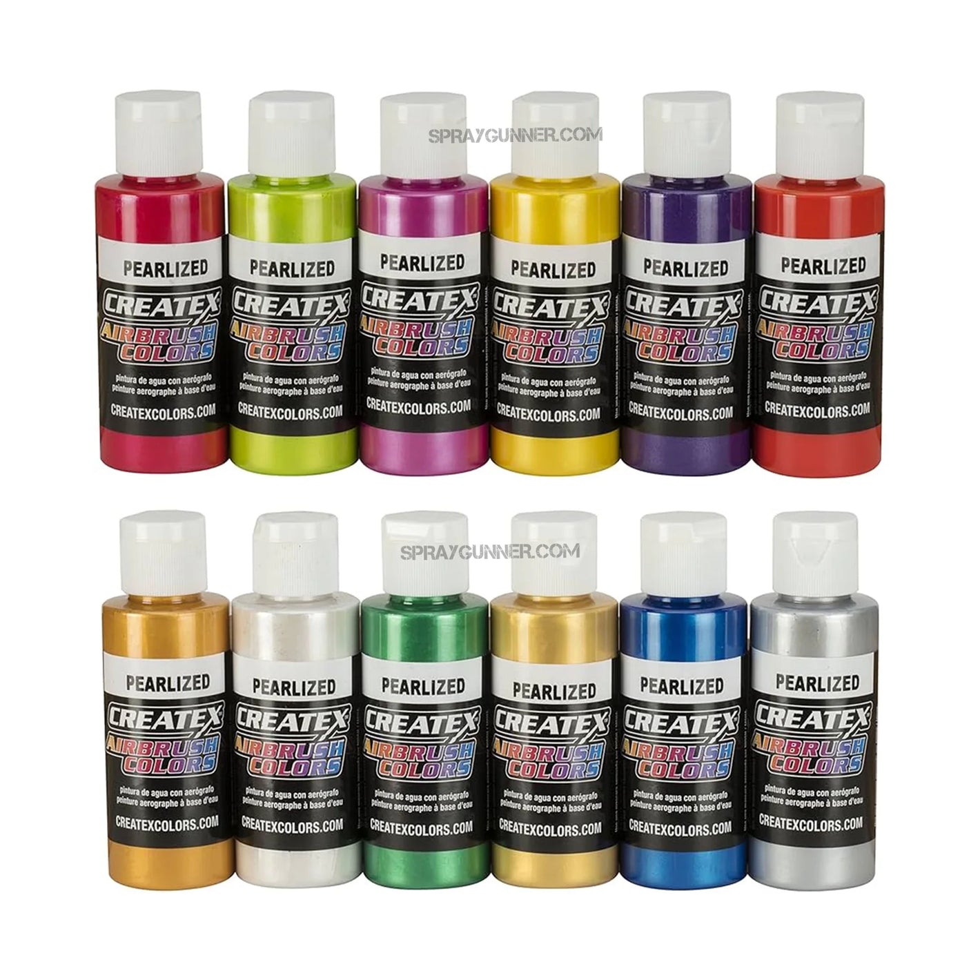 Createx Airbrush Colors Special Airbrush Paint Set Pearl Colors Bundle