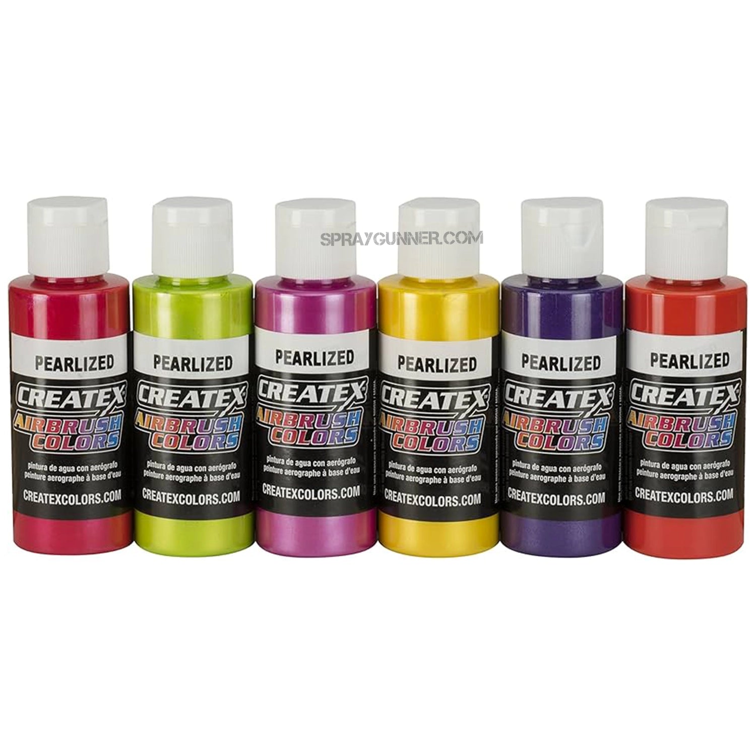 Pearl Sampler Createx Airbrush Colors Set - SprayGunner