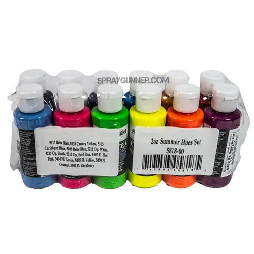 5818-00 Createx 2oz. Jenn Gibson Summer Hues Set (12 colors) Createx