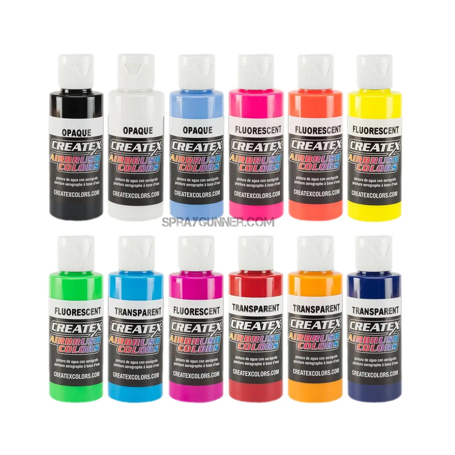5818-00 Createx 2oz. Jenn Gibson Summer Hues Set (12 colors) Createx