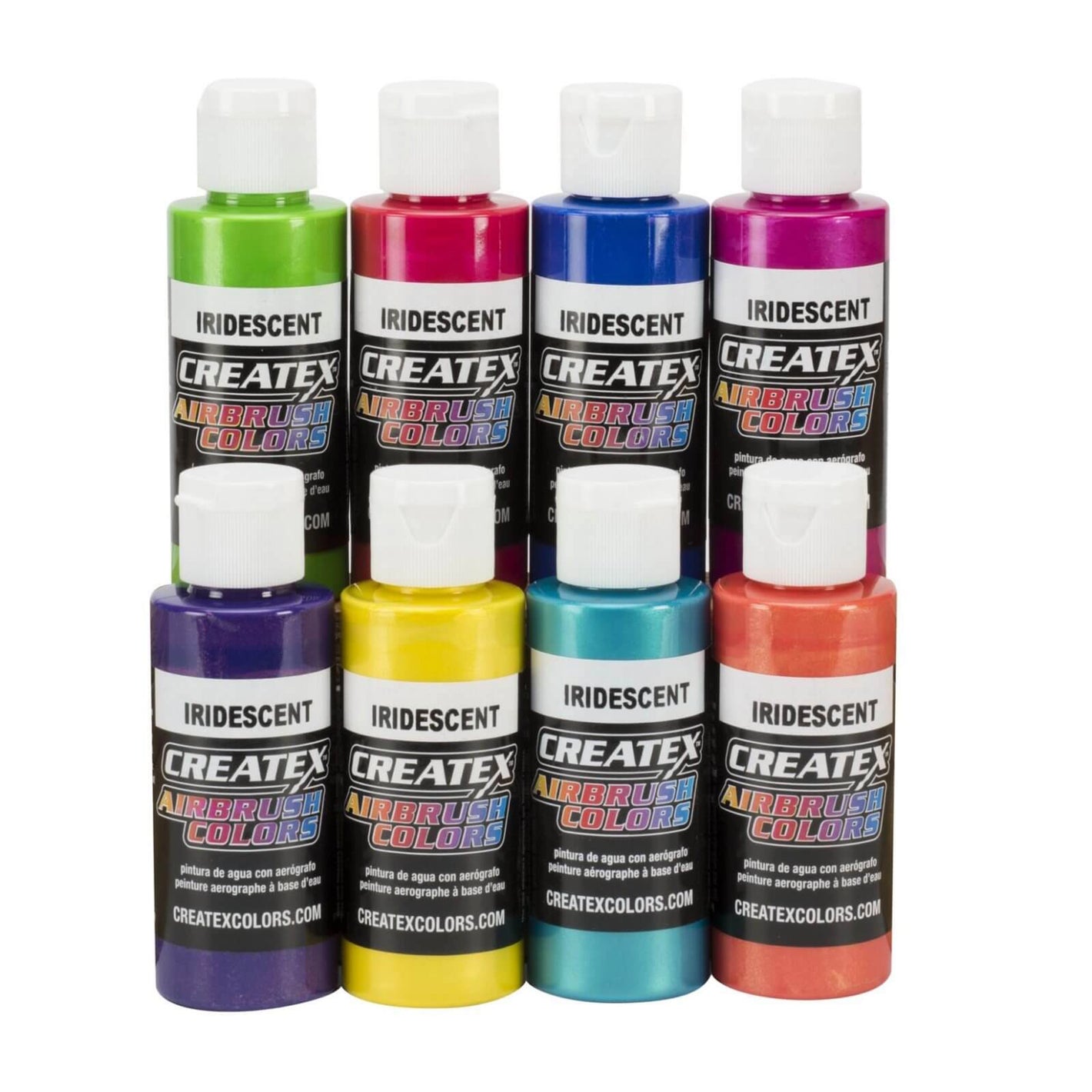 Createx Airbrush Colors AB Iridescent 8 Color Set