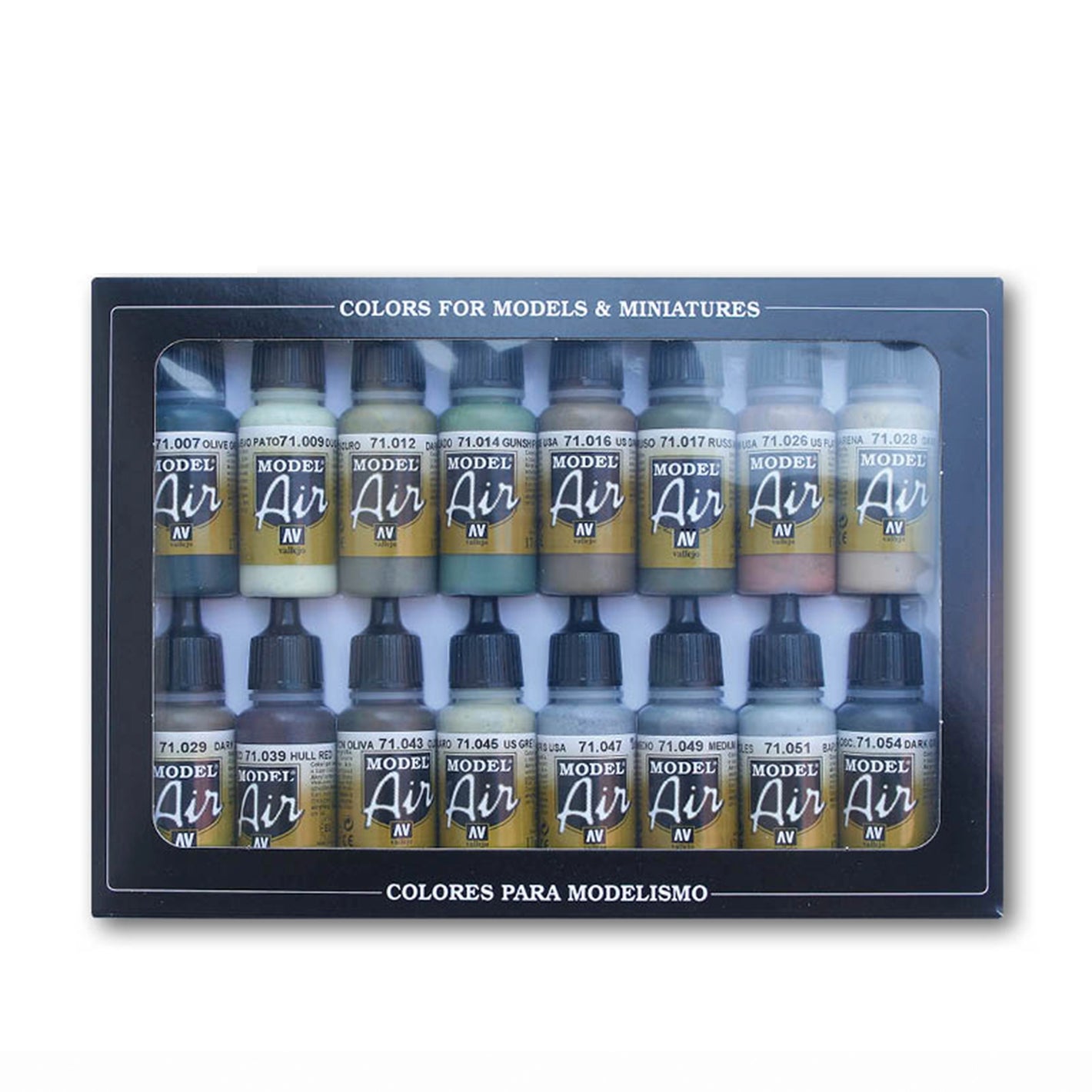Vallejo Model Air Set: Allied Forces WWII Paint Set (16ct)