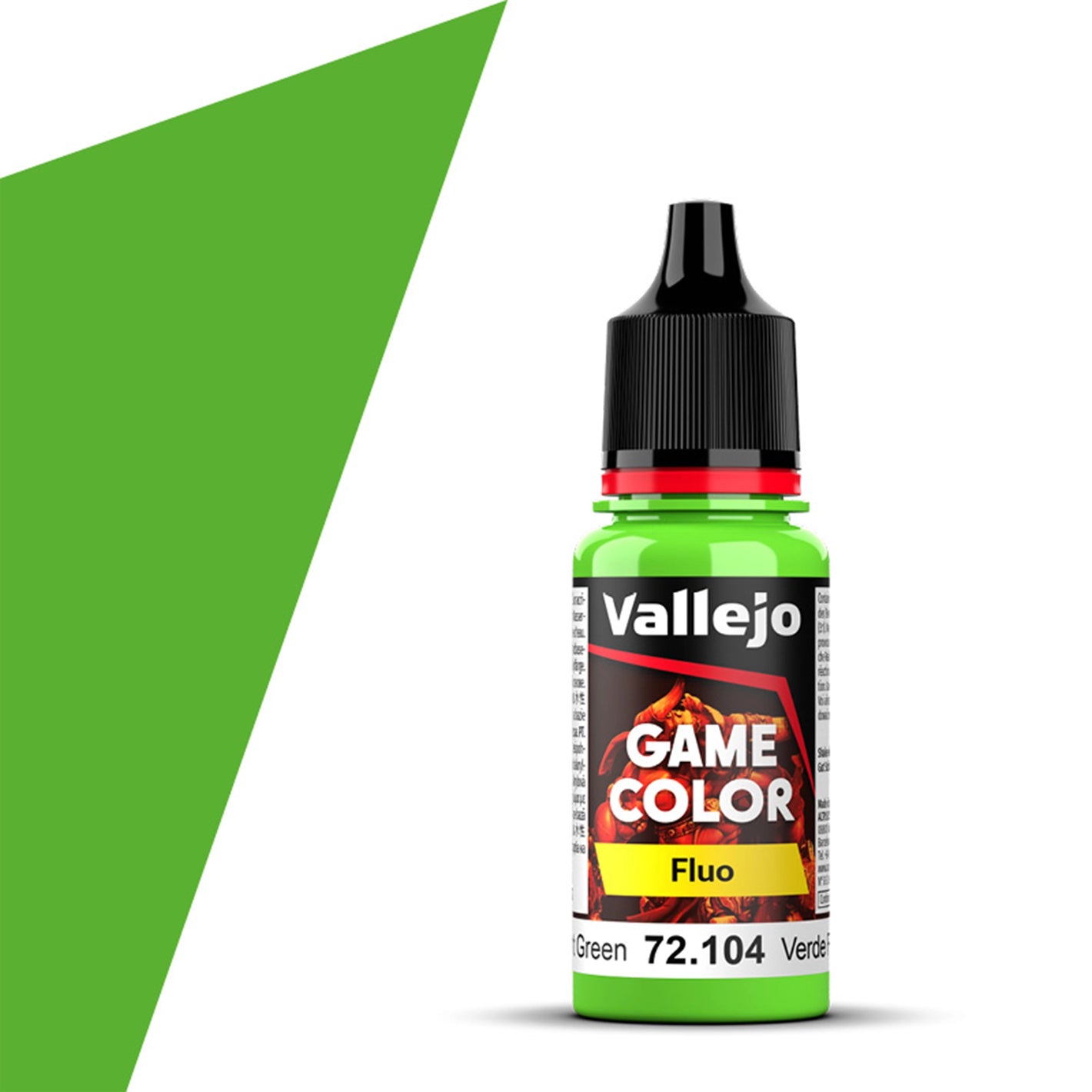 Vallejo Game Color: Fluorescent Green (18ml)