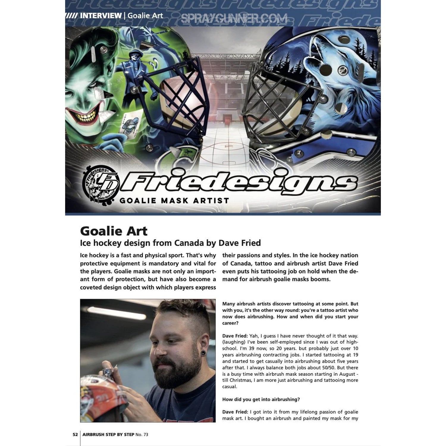 Airbrush Step By Step Magazine Issue 73 - SprayGunner
