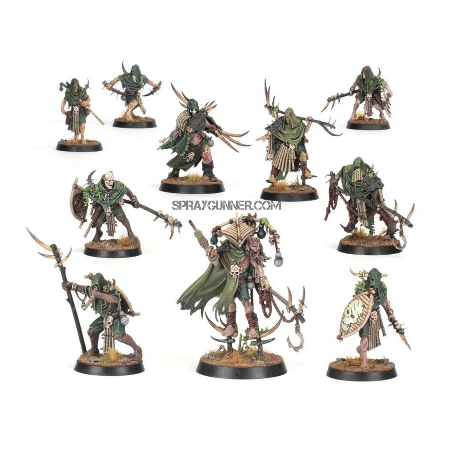 Warhammer Age of Sigmar Maggotkin of Nurgle Battleforce: Shudderblight Cyst - SprayGunner