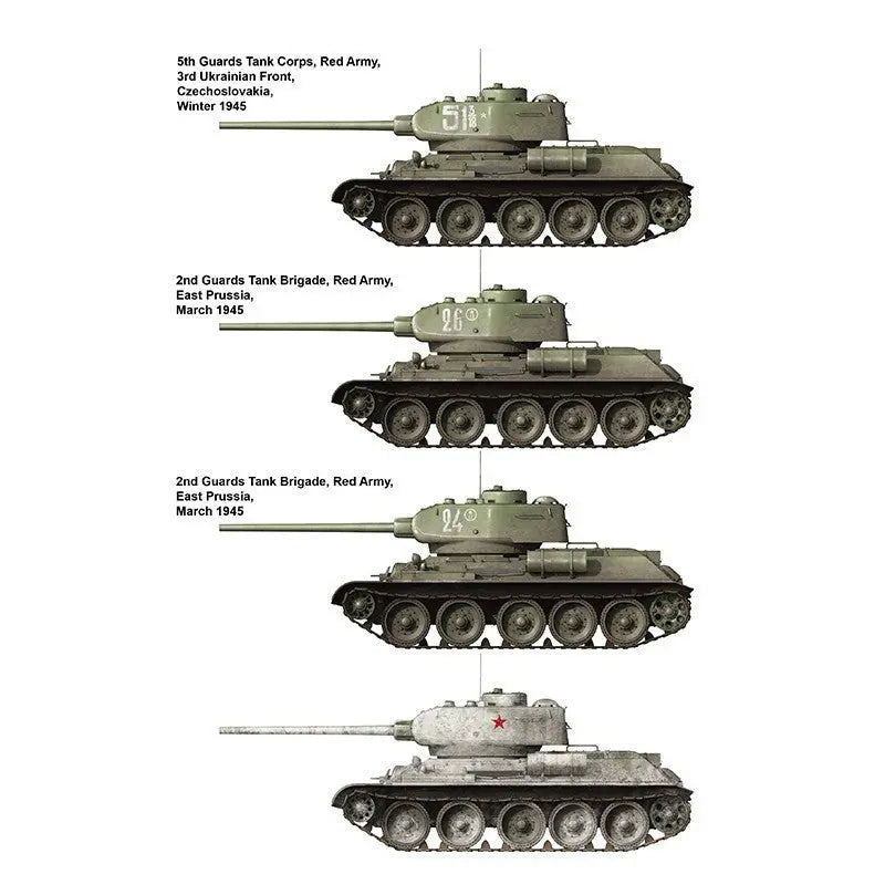 Border Models 1/35 T-34/85 Composite Turret 112 Plant with 5 Resin Figures, Metal Gun Barrel & Workable Tracks Model Kit - SprayGunner