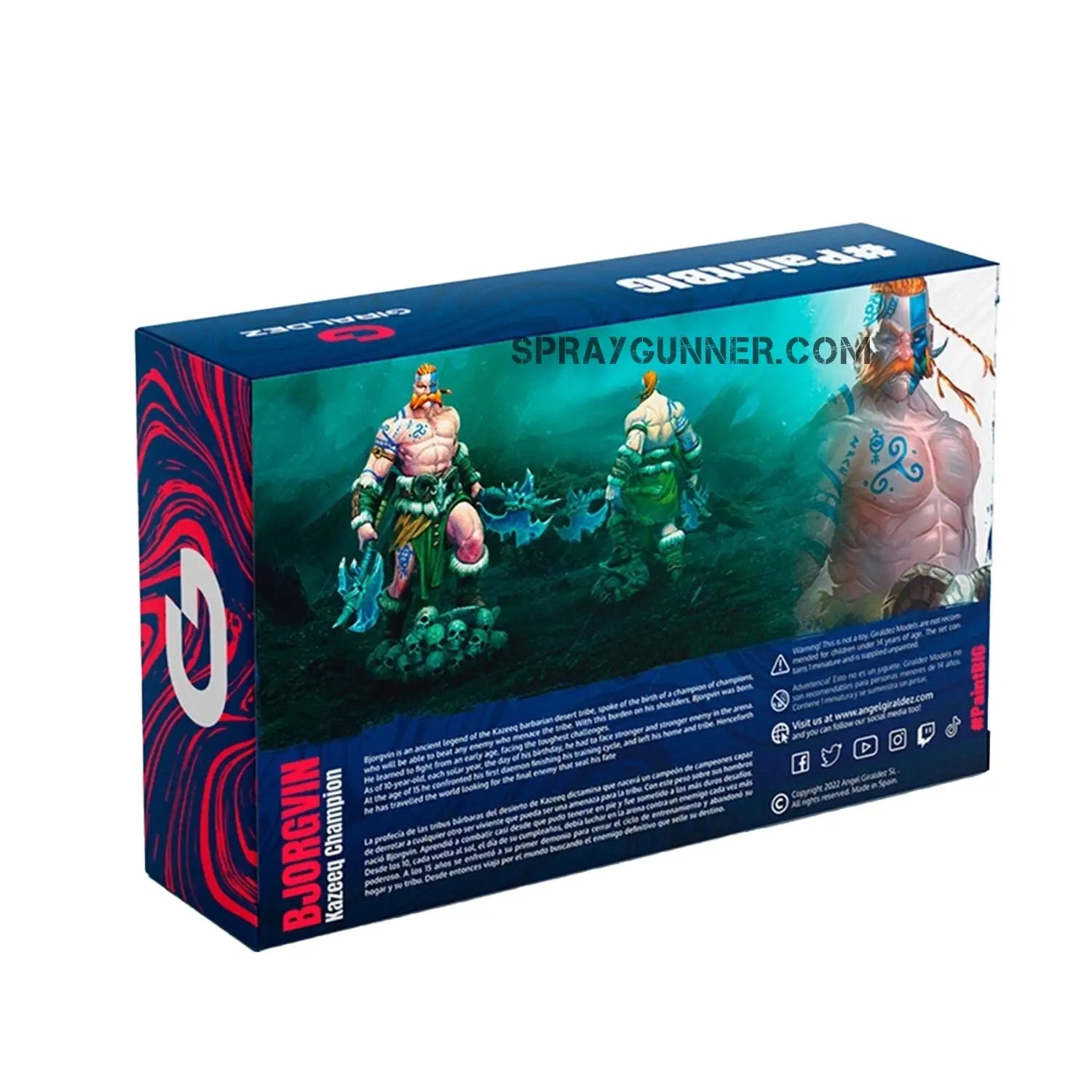 Bjorgvin Figure - Angel Giraldez (32mm) - SprayGunner