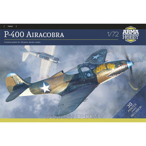 1/72 P-400 Airacobra Model Kit Arma Hobby