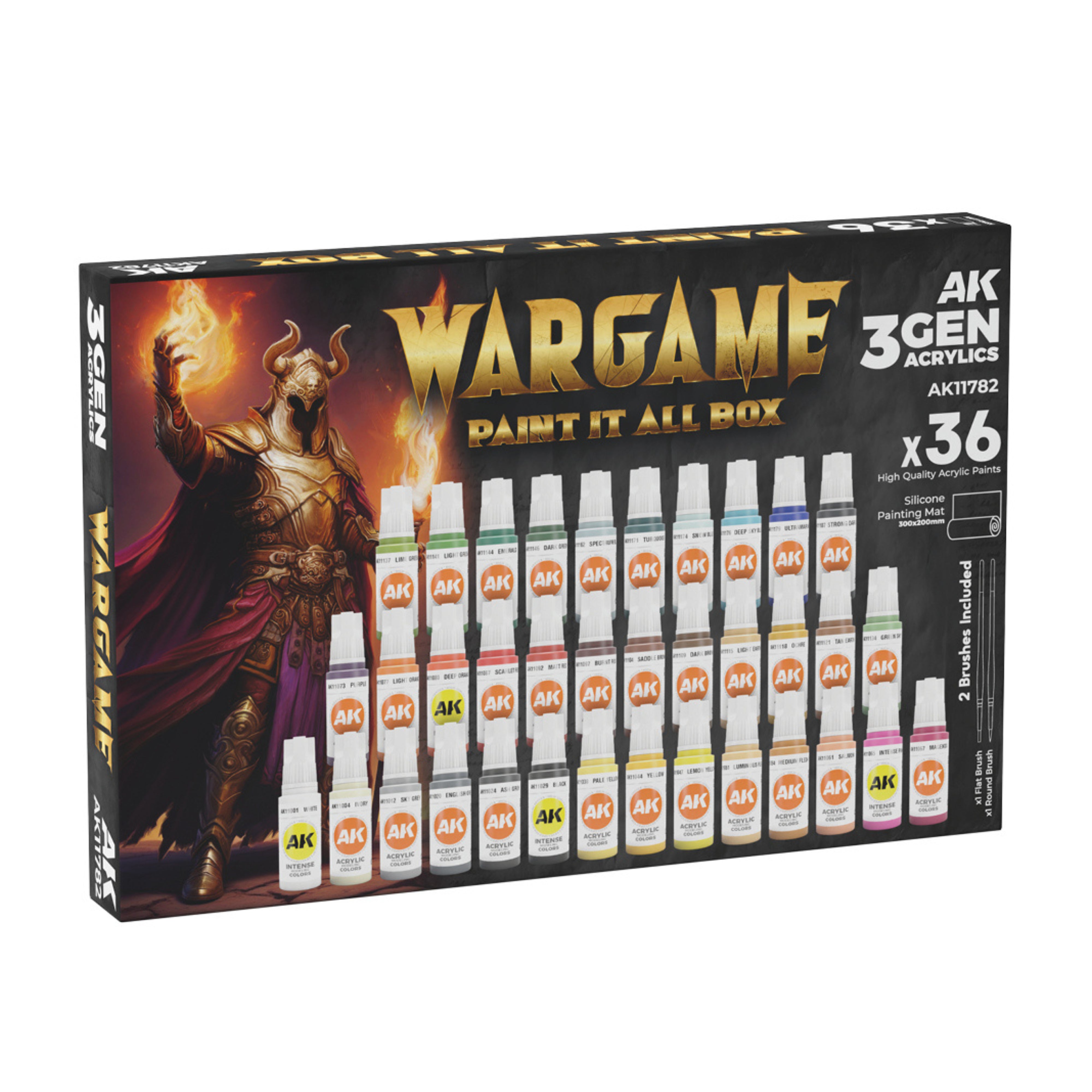 AK Craft wind-s 100-37g 2個セット AK Interactive AK11782 36-Color 3GEN Wargame Paint Set