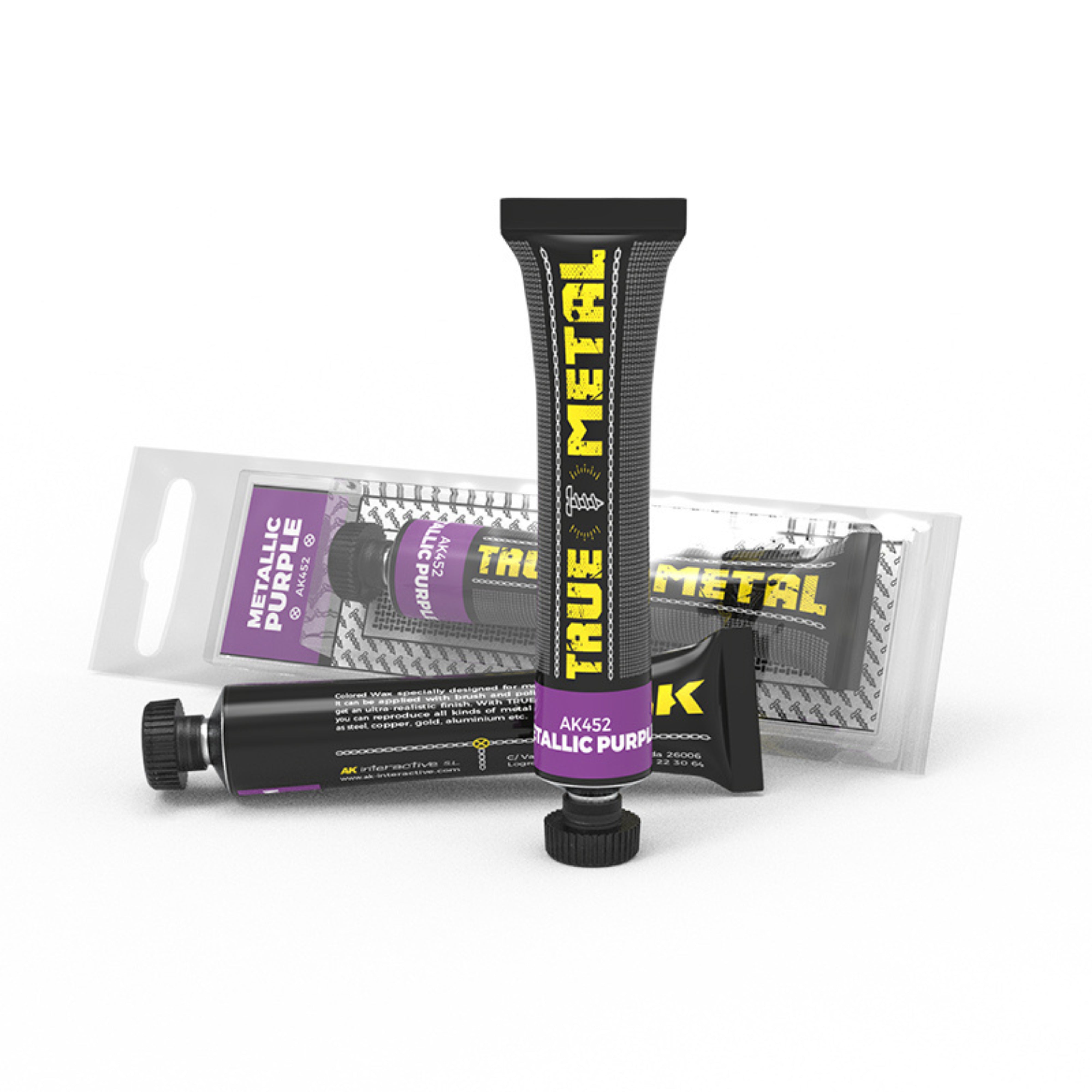 AK Interactive AK452 True Metal Metallic Purple Wax 20ml