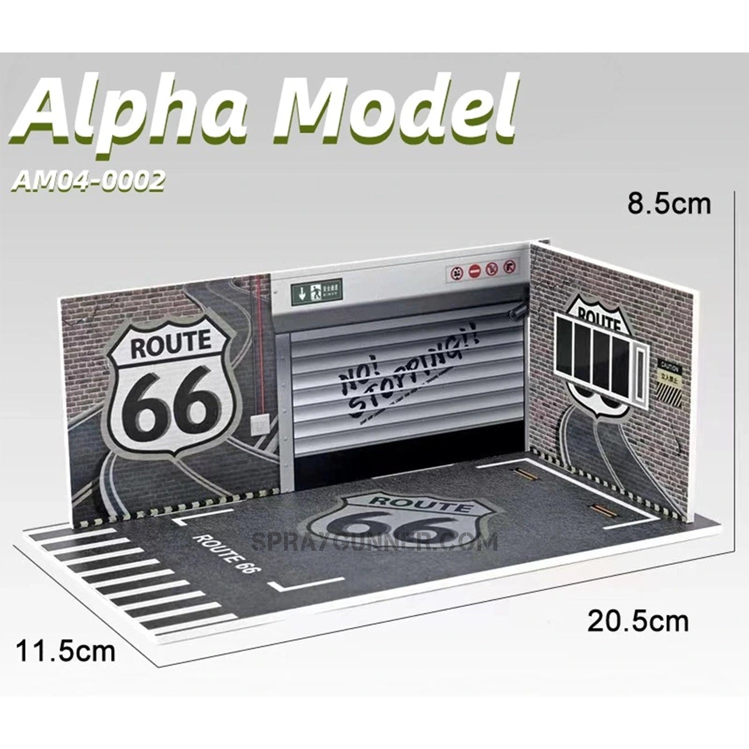 ALPHA MODEL 1/24 Model scene AM04-0003 Alpha Models at SprayGunner
