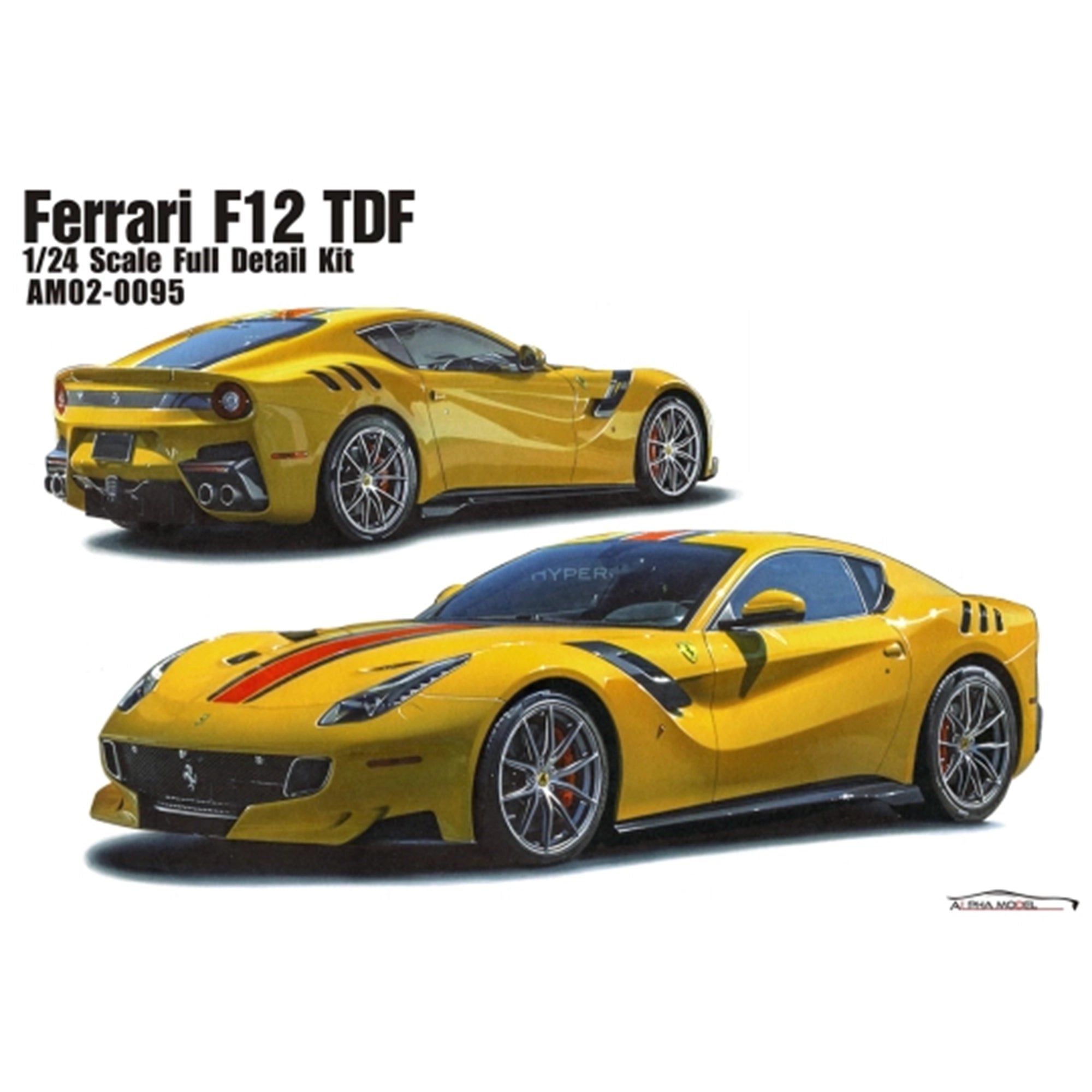 【1 of 99】 Ferrari F12Berlinetta ALPHA MODEL 1/24 scale model car kit Ferrari F12 TDF