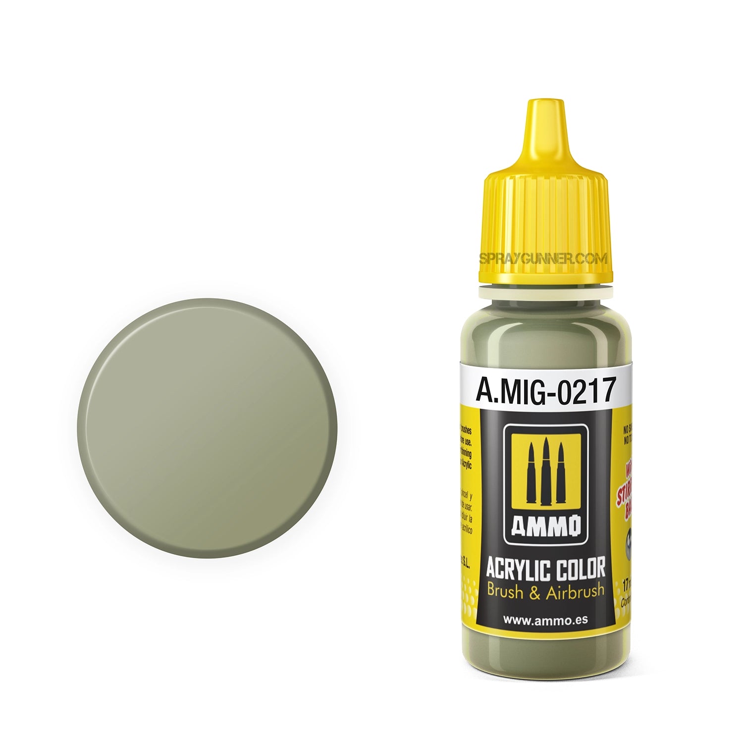 Ammo Mig 217 RLM 02 GRAU 17ml. Colore acrilico Modellismo Ammo Mig 217 RLM 02 GRAU 17ml. Colore acrilico Modellismo
