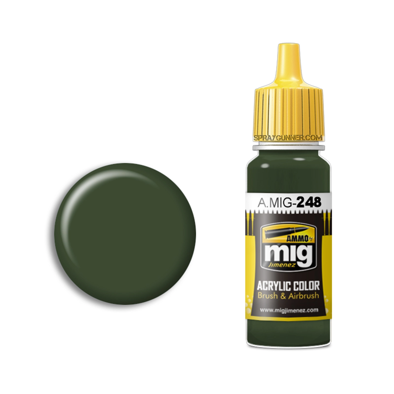 AMMO by MIG Acrylic - RLM 80 OLIVGRÜN - SprayGunner