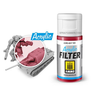 AMMO ACRYLIC FILTER Red