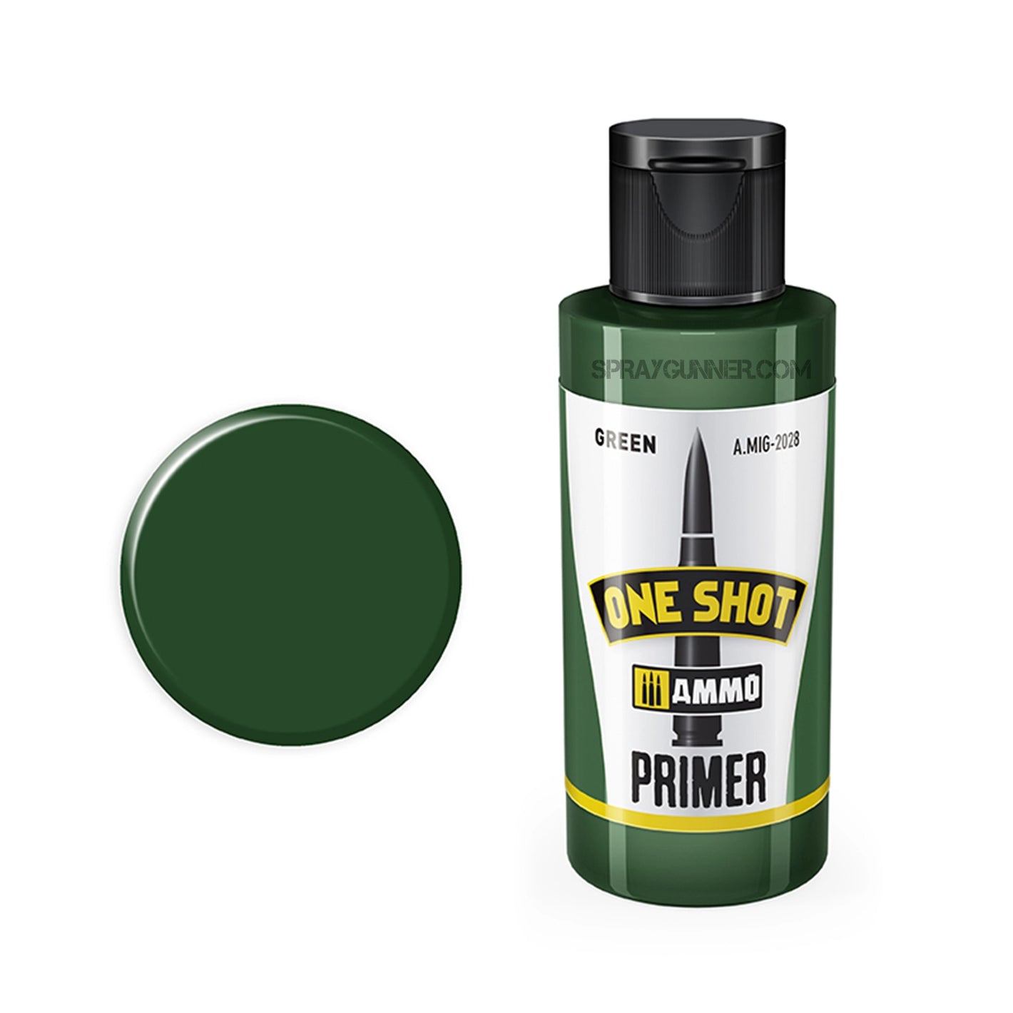 AMMO by MIG Professional One Shot Primer Green AMIG2028 - SprayGunner