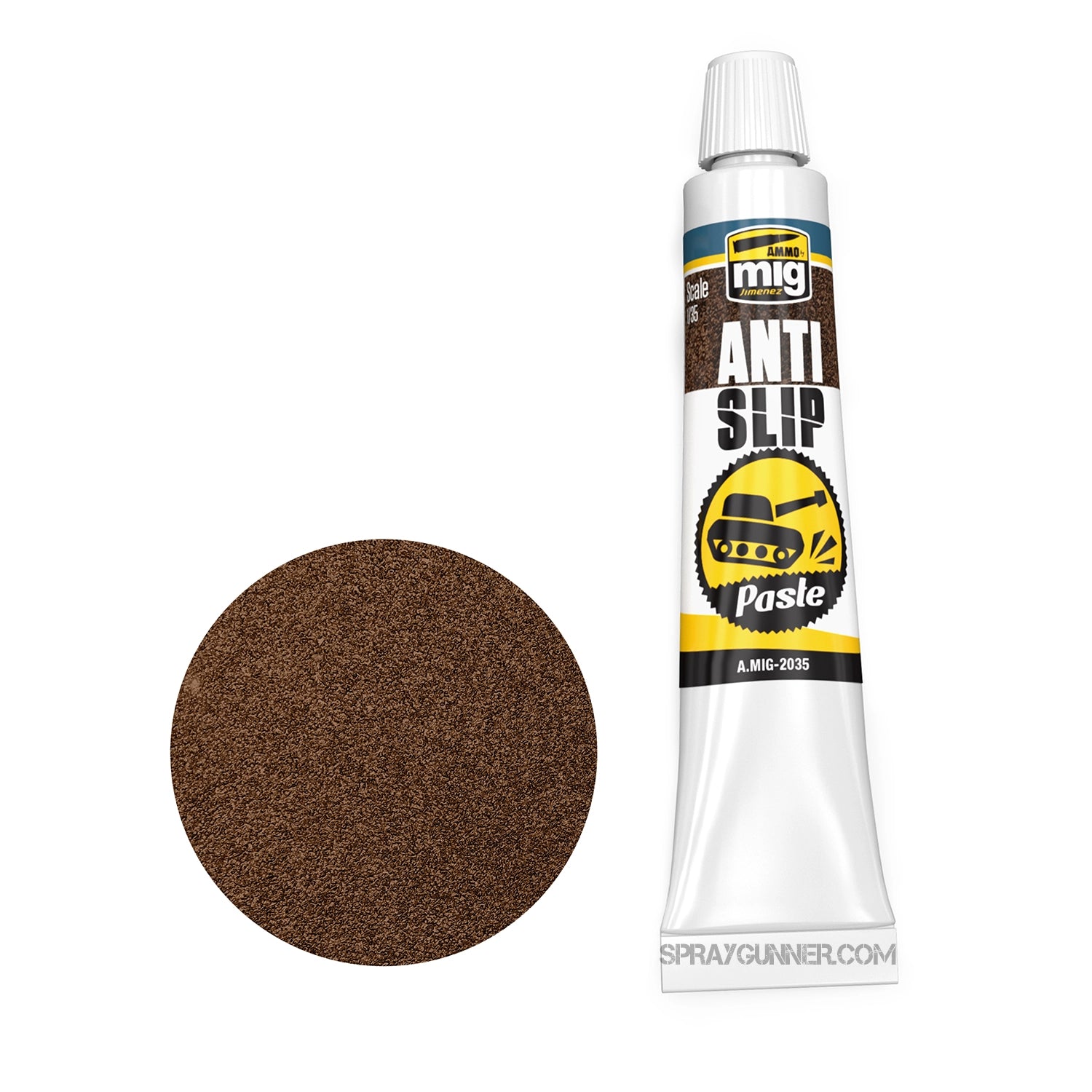 AMMO by MIG Accessories Anti-Slip Paste - Brown for 1/35 - SprayGunner