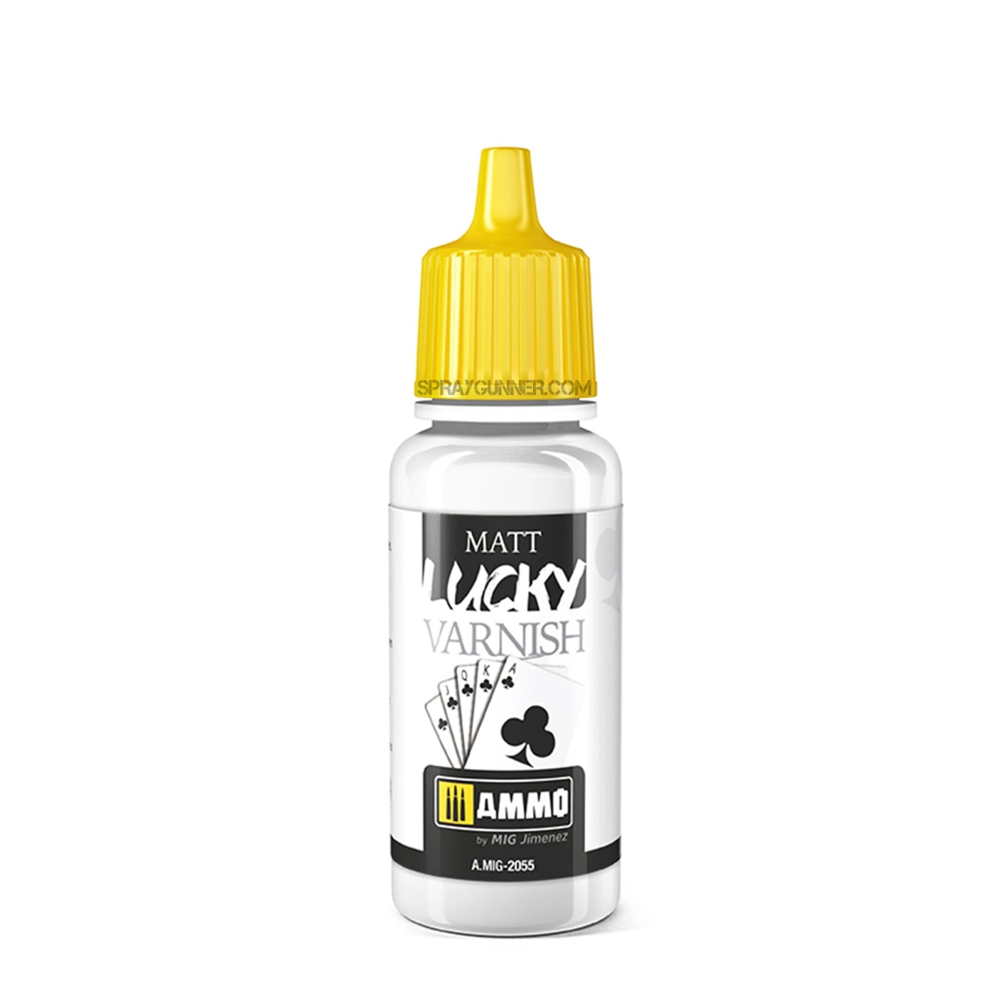 Matt Lucky Varnish 17ml Acrylic by AMMO by MIG - SprayGunner