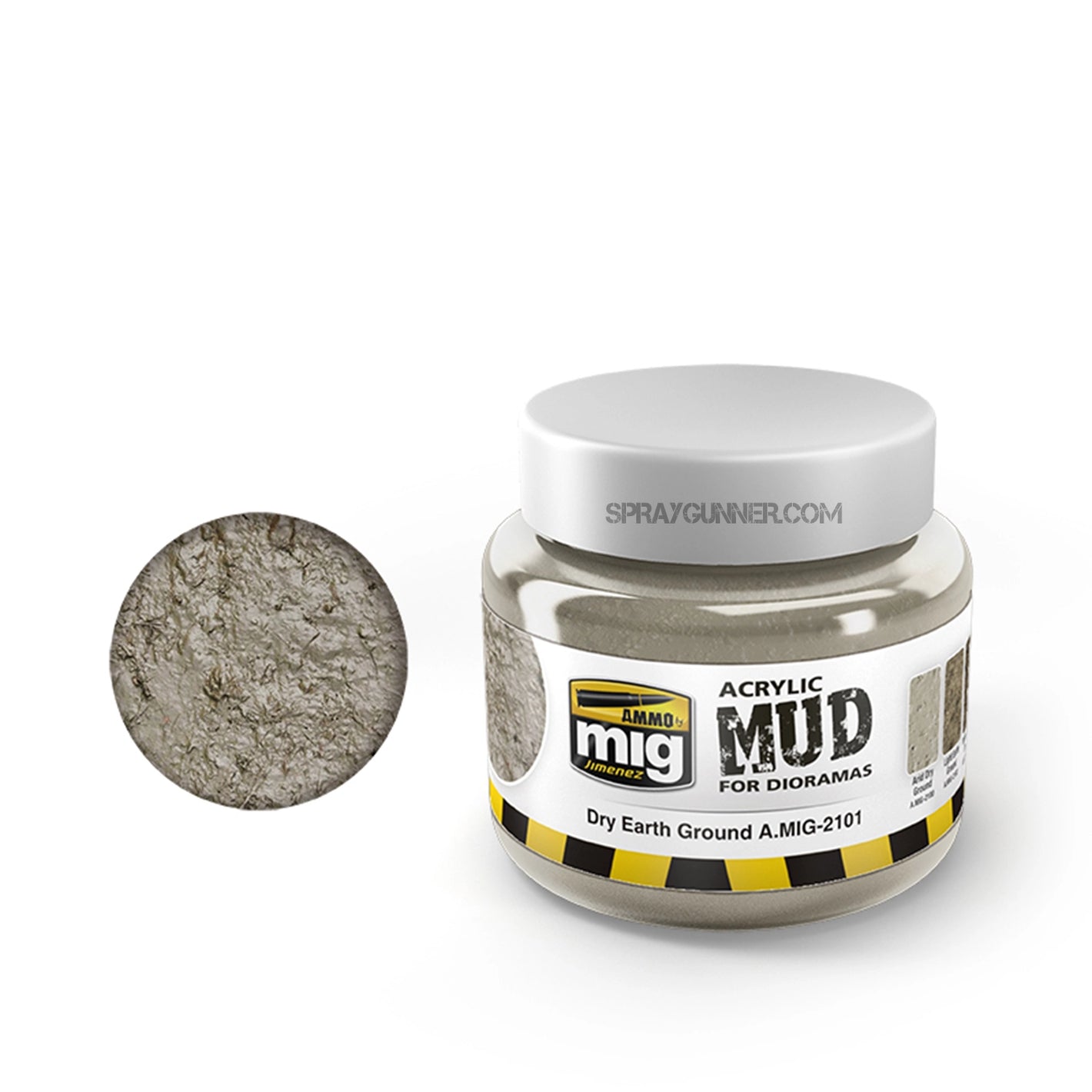 AMMO by MIG Acrylic Mud Dry Earth Ground - SprayGunner