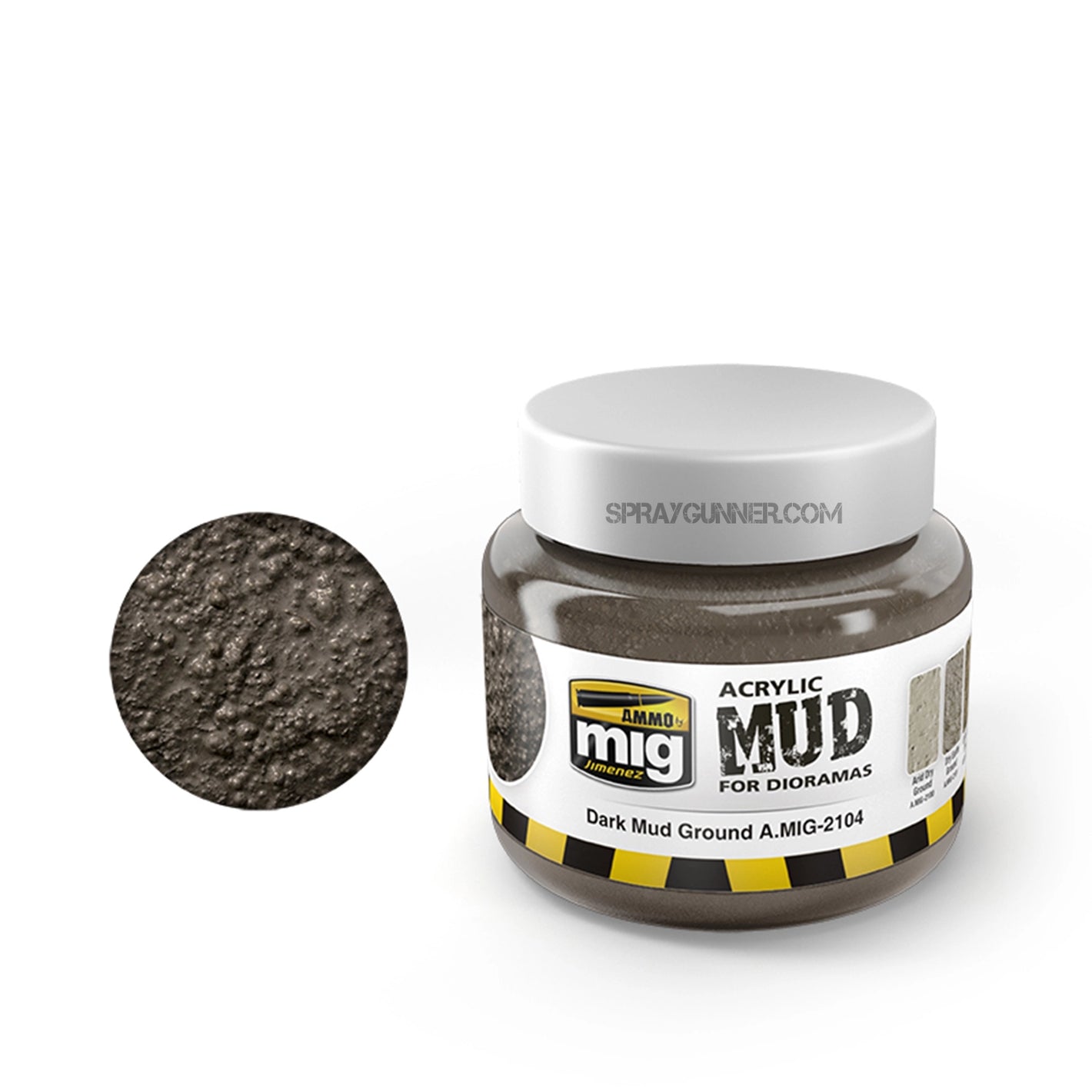 AMMO by MIG Acrylic Mud Dark Mud Ground - SprayGunner