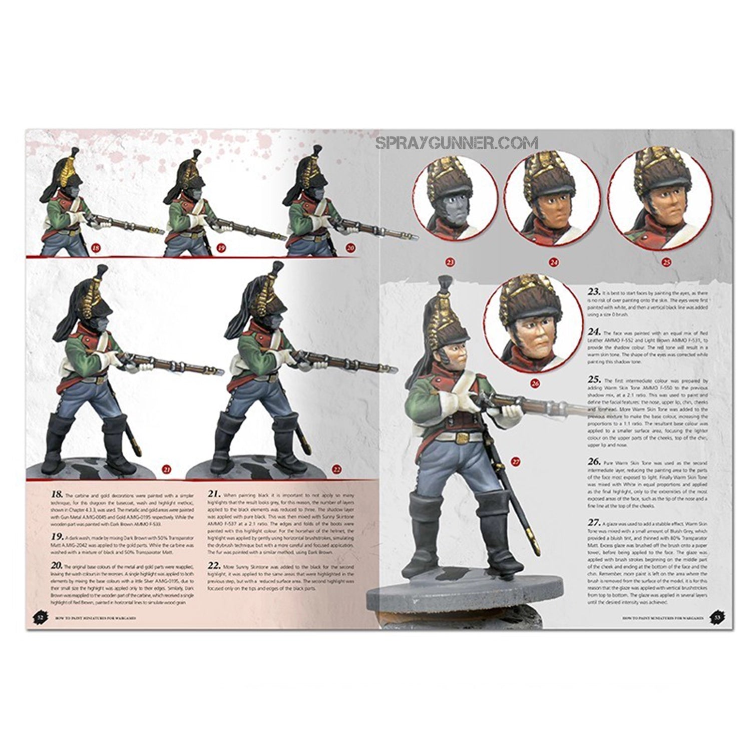 Ammo by MIG Publications How to Paint Miniatures for Wargames (English) - SprayGunner
