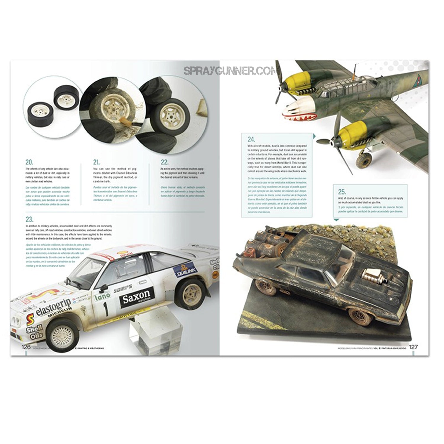 Ammo by MIG Publications Scale Modeling for Beginners Vol. 2: Paint & Weathering (Bilingual) - SprayGunner