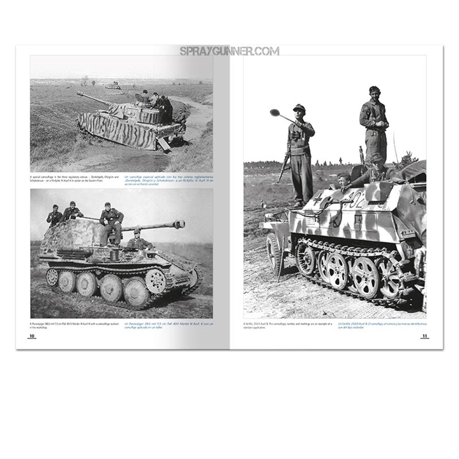 Ammo by MIG Publications How to Paint Mid WWII German Tanks (FEB 1943 - SEP 1944) (Bilingual) - SprayGunner