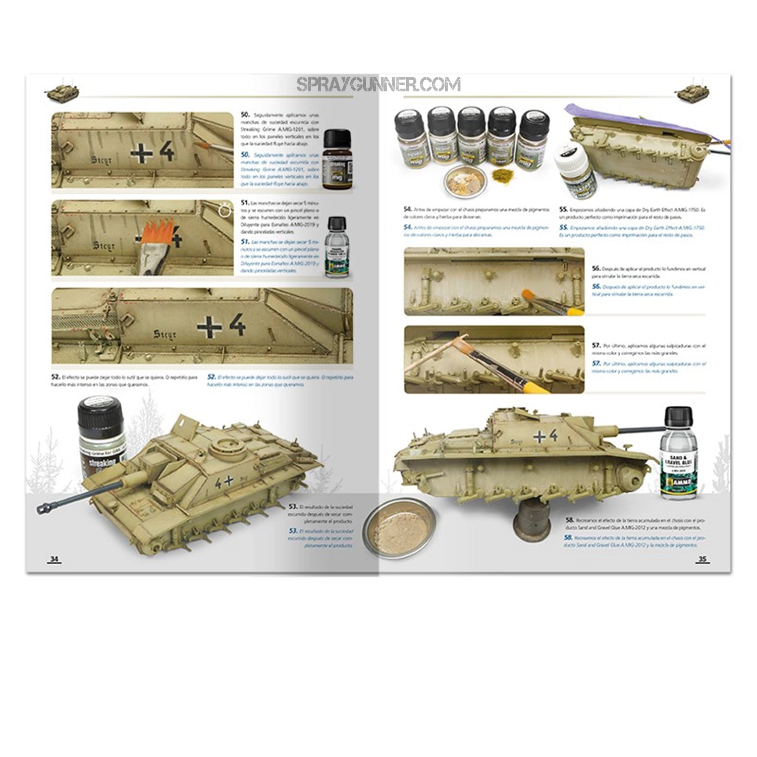Ammo by MIG Publications How to Paint Mid WWII German Tanks (FEB 1943 - SEP 1944) (Bilingual) - SprayGunner