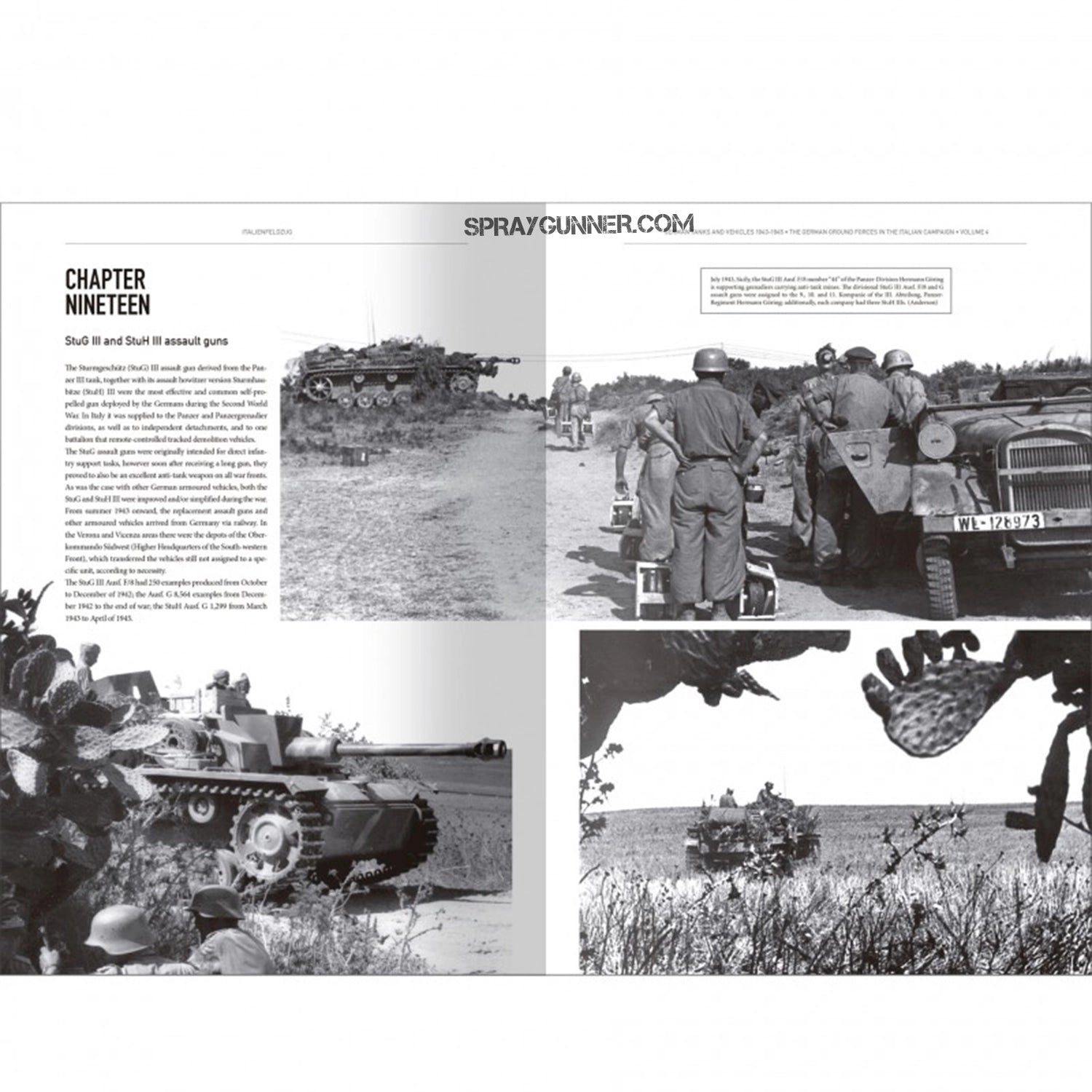 Featuring historical analysis and modeling approaches, AMMO by MIG Publications is an ITALIENFELDZUG book that covers German tanks and vehicles throughout the Italian campaign from 1943 to 1945.