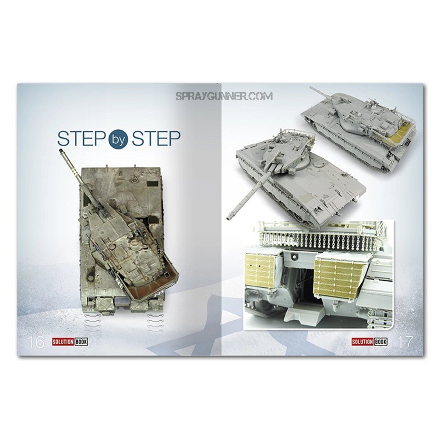 AMMO by MIG SOLUTION BOOK 03 - How to Paint IDF Vehicles (English, Castellano, Français, Deutsch) - SprayGunner