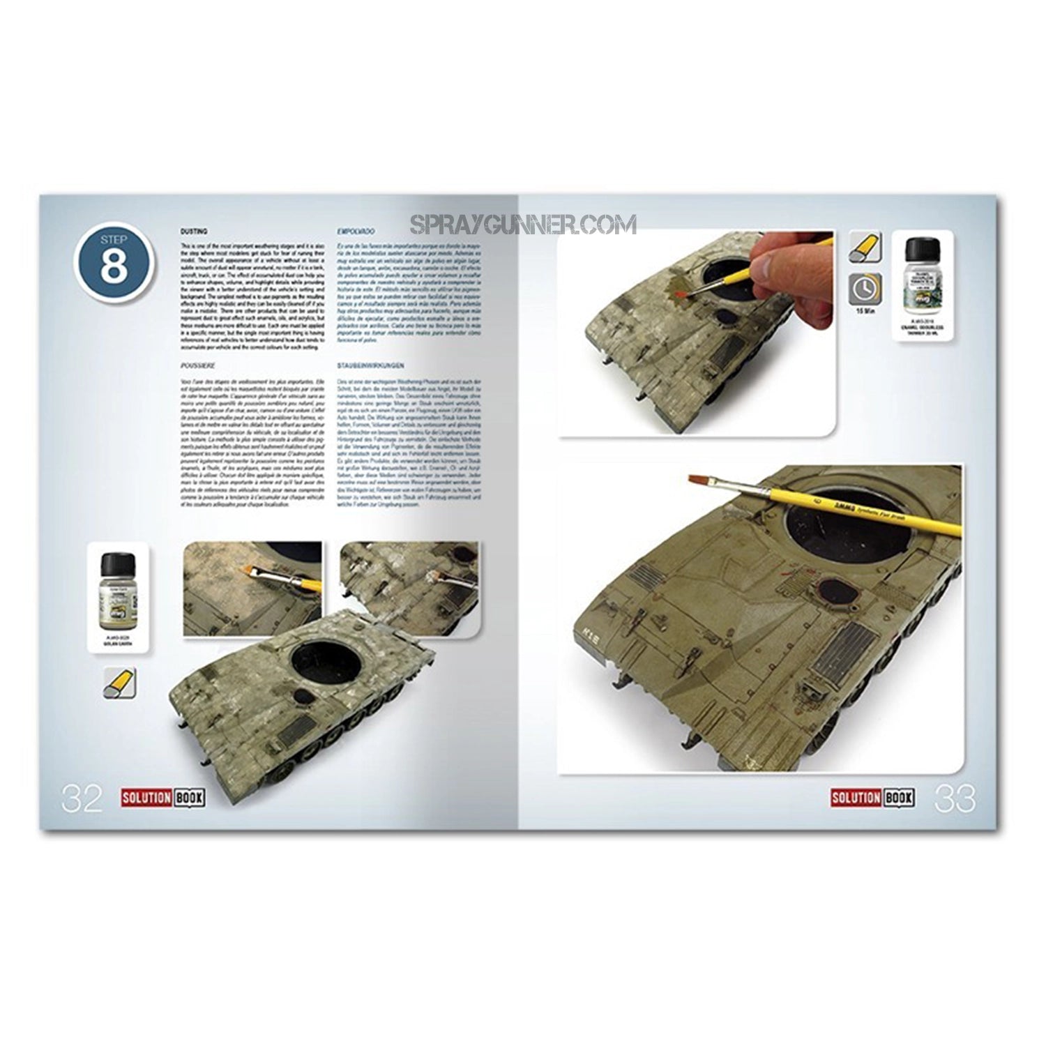 AMMO by MIG SOLUTION BOOK 03 - How to Paint IDF Vehicles (English, Castellano, Français, Deutsch) - SprayGunner