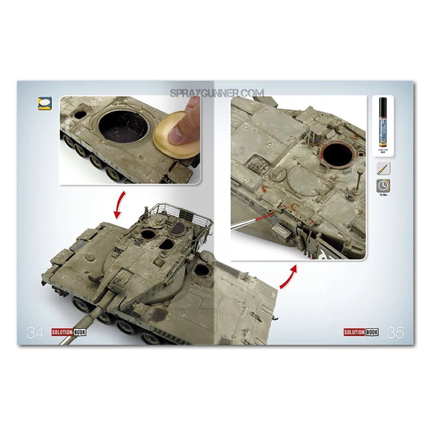 AMMO by MIG SOLUTION BOOK 03 - How to Paint IDF Vehicles (English, Castellano, Français, Deutsch) - SprayGunner