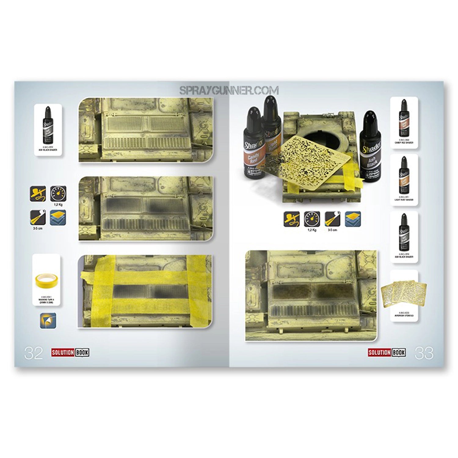 Ammo by MIG Publications SOLUTION BOOK 13 - How to Use Shaders (English, Castellano, Français, Deutsch) - SprayGunner