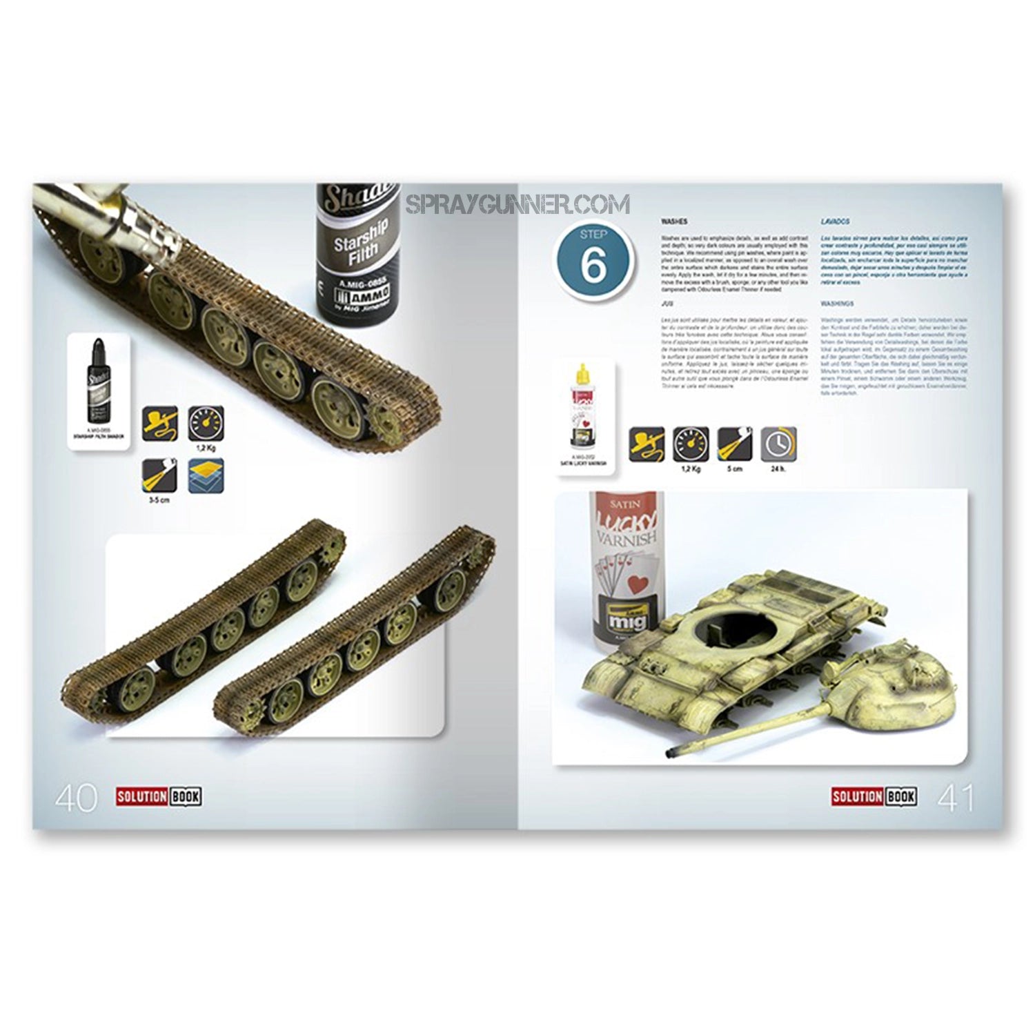 Ammo by MIG Publications SOLUTION BOOK 13 - How to Use Shaders (English, Castellano, Français, Deutsch) - SprayGunner