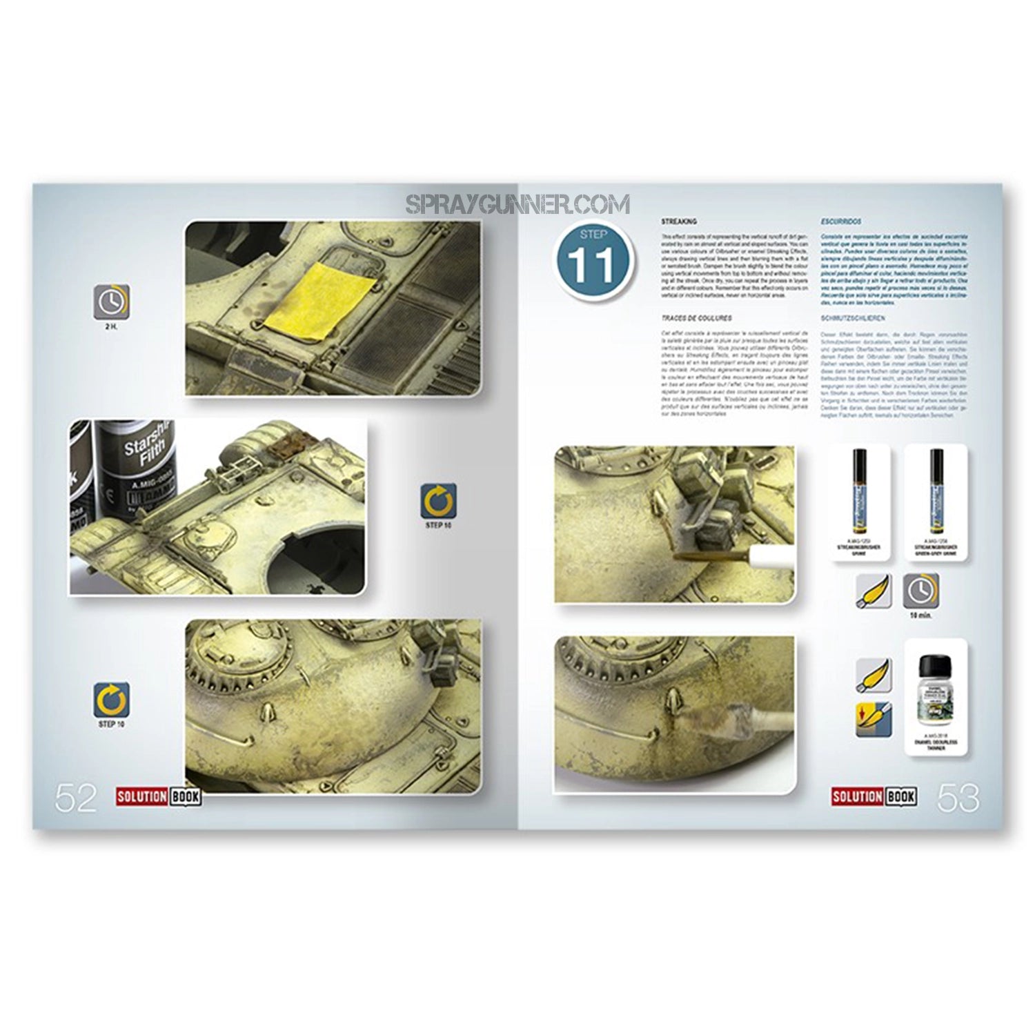 Ammo by MIG Publications SOLUTION BOOK 13 - How to Use Shaders (English, Castellano, Français, Deutsch) - SprayGunner