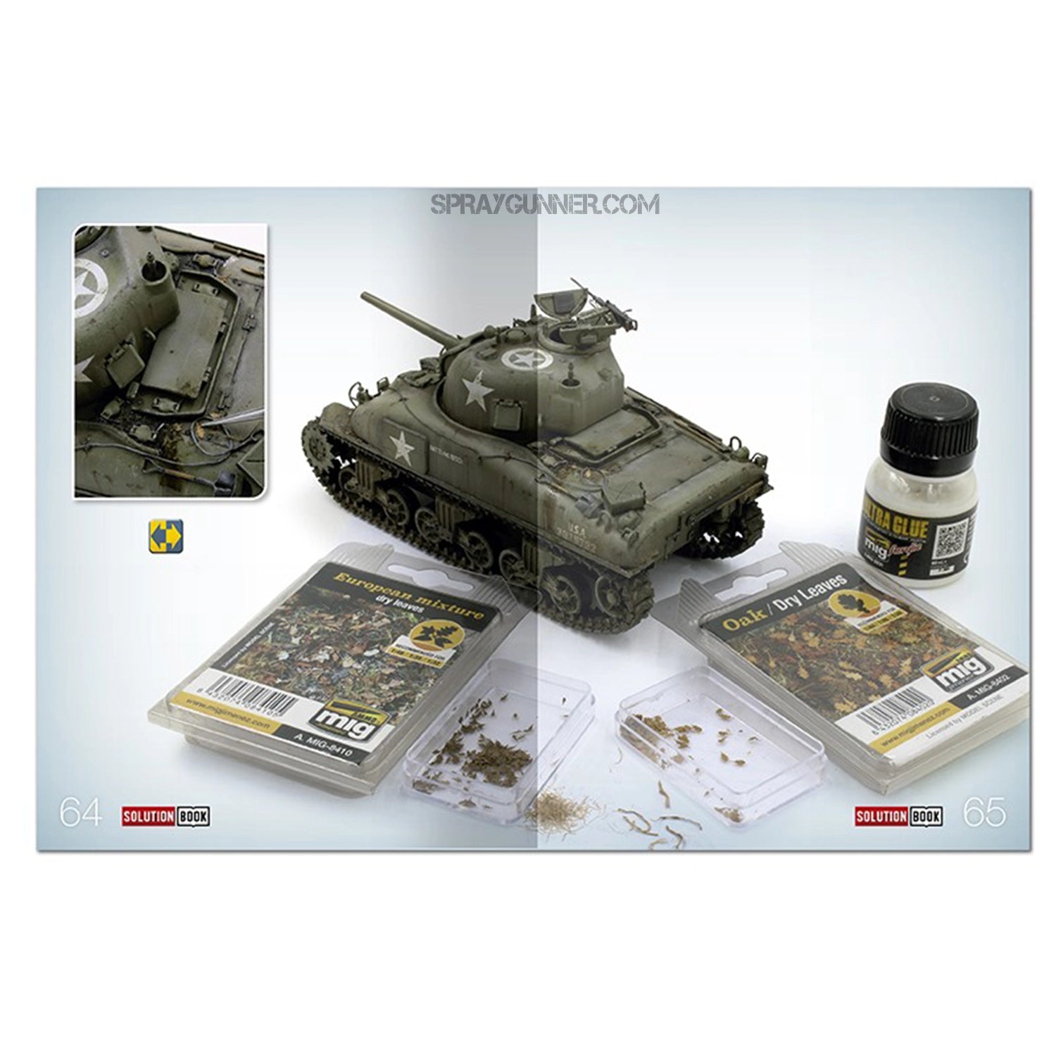 Ammo by MIG Publications SOLUTION BOOK 22 - How to Paint WWII USA ETO Vehicles (Multilingual Book) - SprayGunner