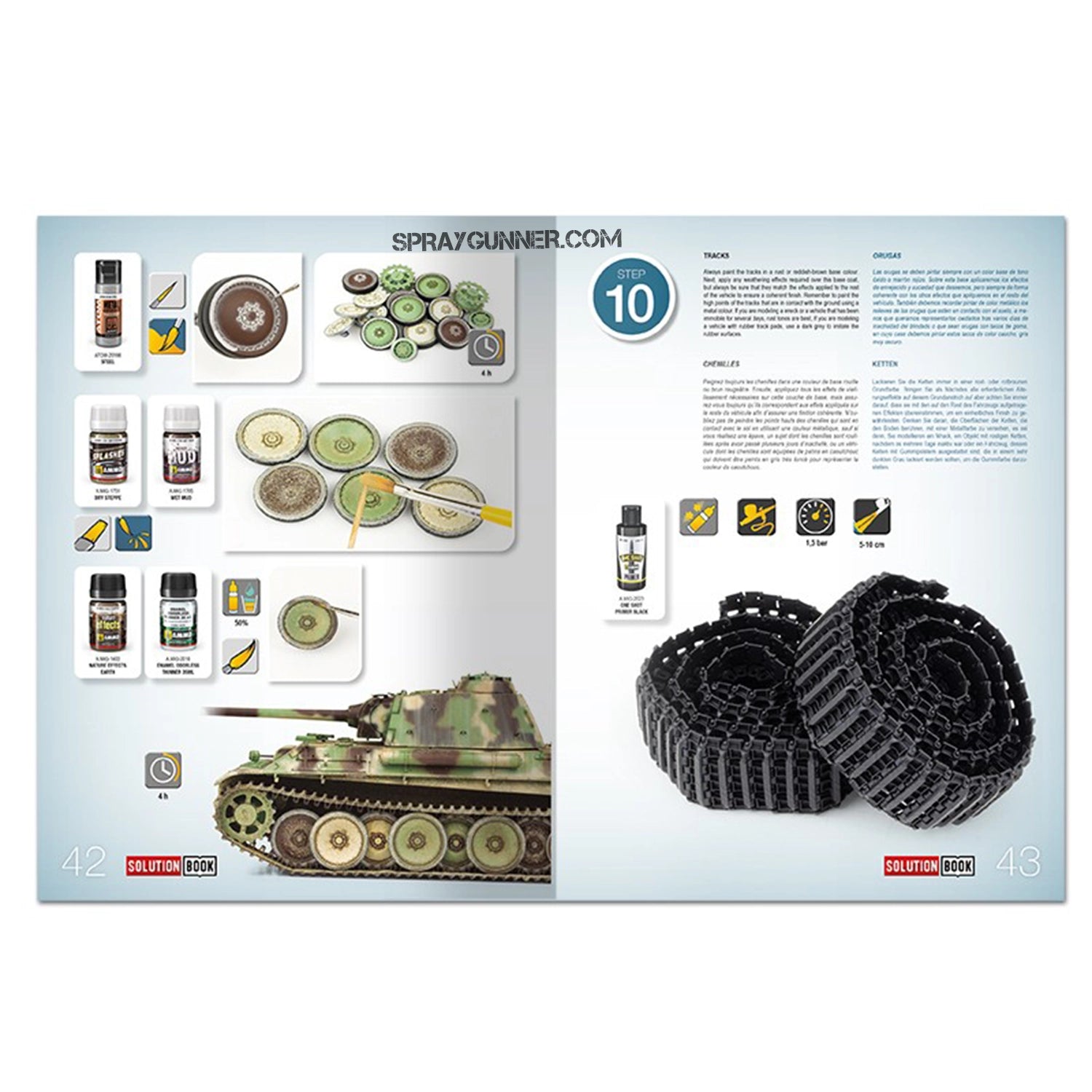 BOOK 23: Painting German Late War Vehicles in WWII: AMMO by MIG SOLUTION. Comprehensive guidelines for realistic weathering and painting effects.