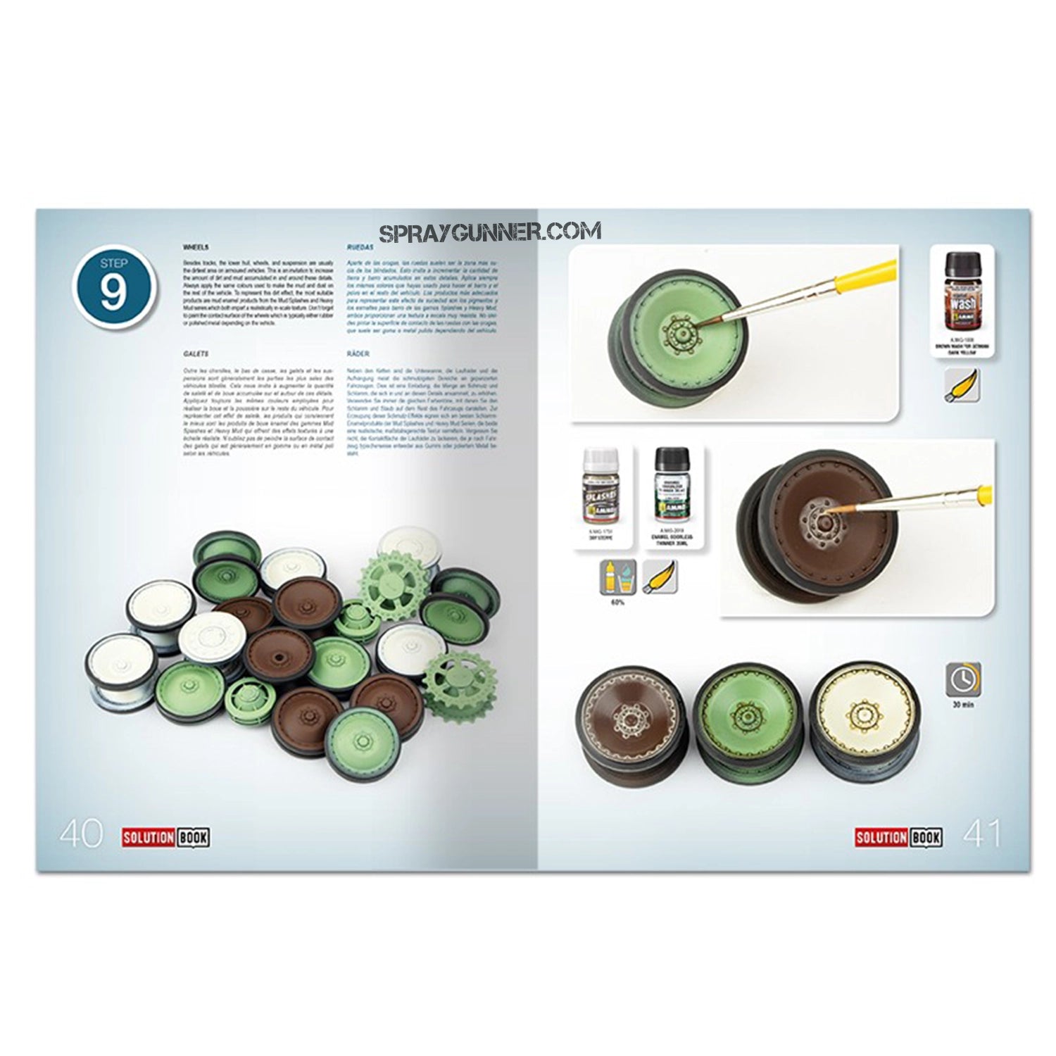 AMMO by MIG SOLUTION: Painting WWII German Late War Vehicles (Book 23). thorough directions for realistic weathering and painting effects.